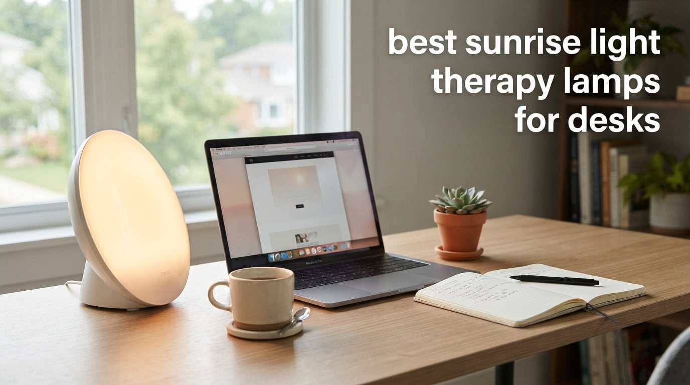 best sunrise light therapy lamps for desks