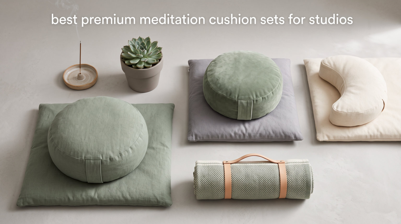 best premium meditation cushion sets for studios