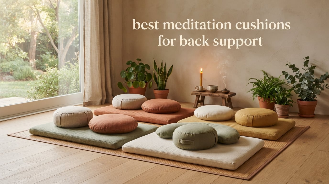 best meditation cushions for back support