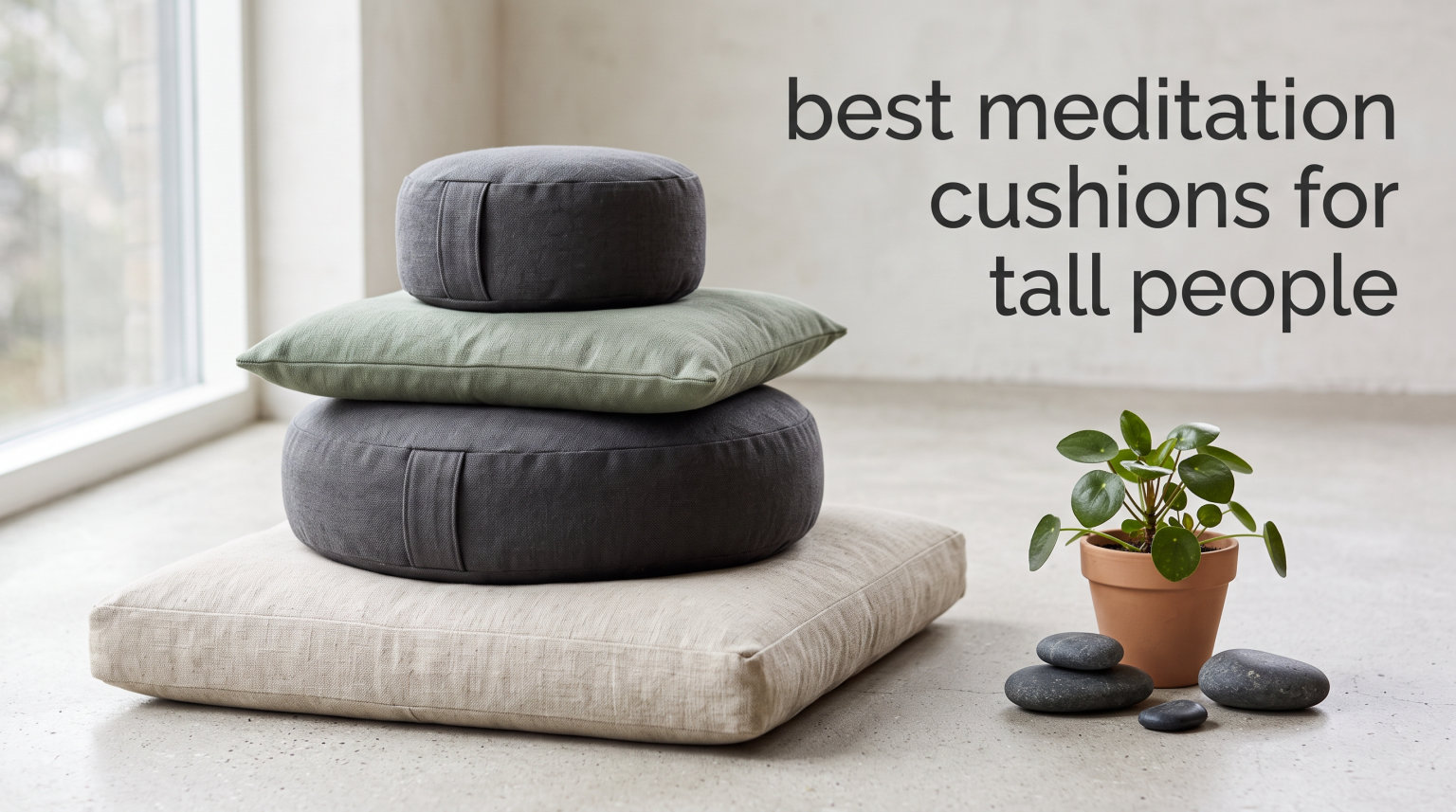 best meditation cushions for tall people