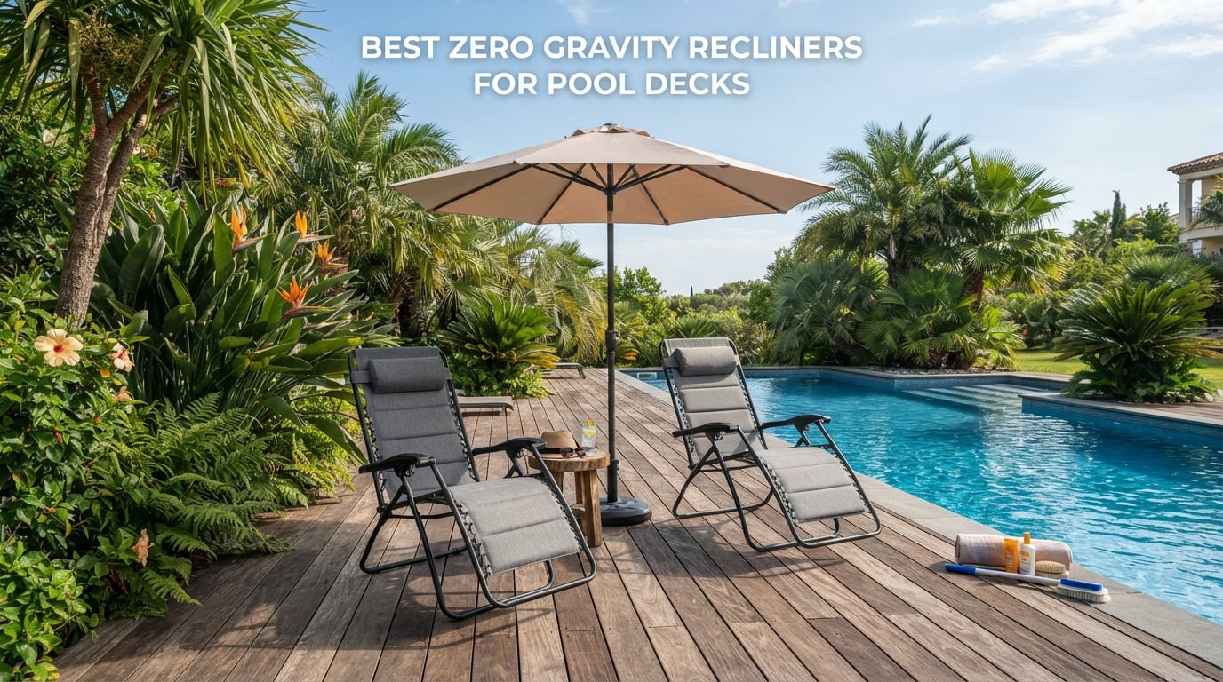 best zero gravity recliners for pool decks