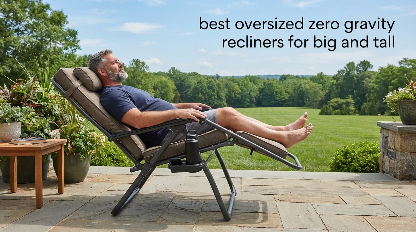 best oversized zero gravity recliners for big and tall