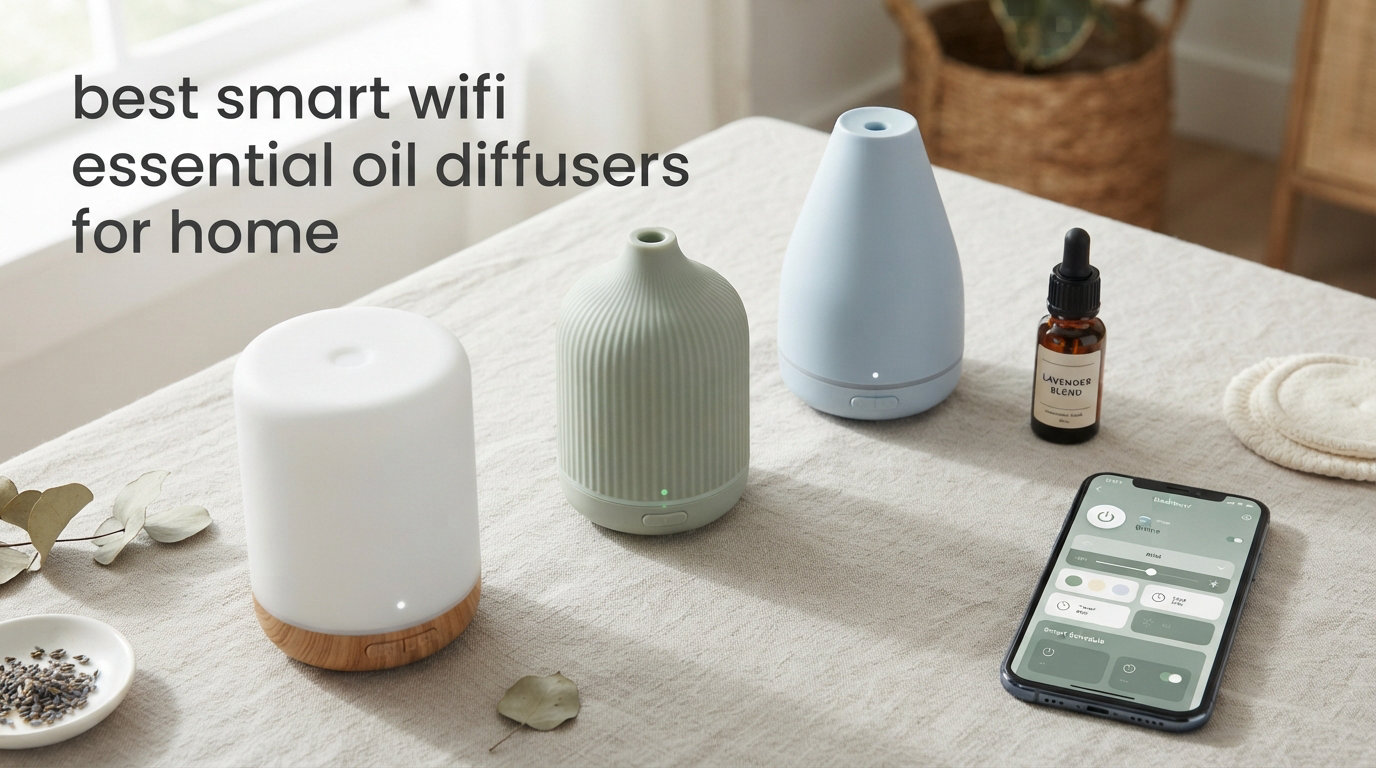 best smart wifi essential oil diffusers for home