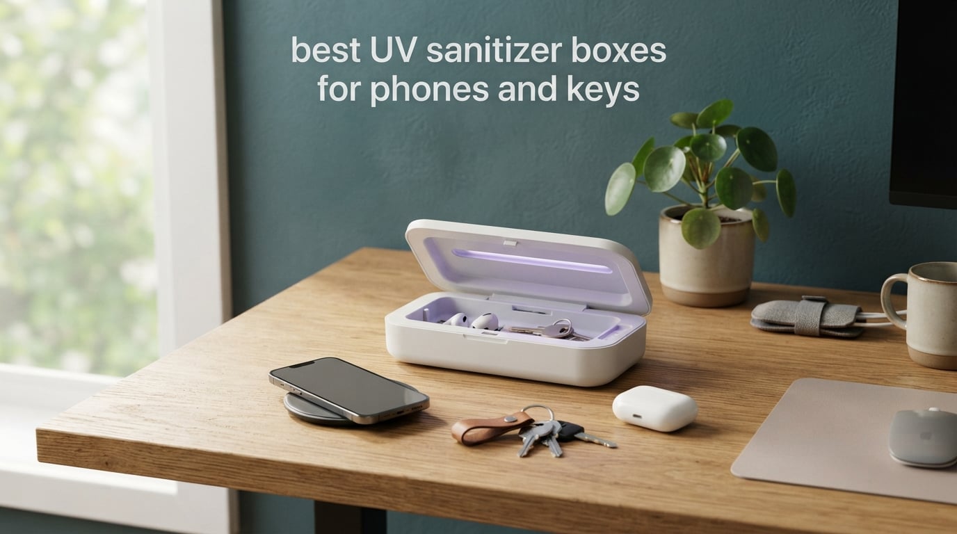 best UV sanitizer boxes for phones and keys