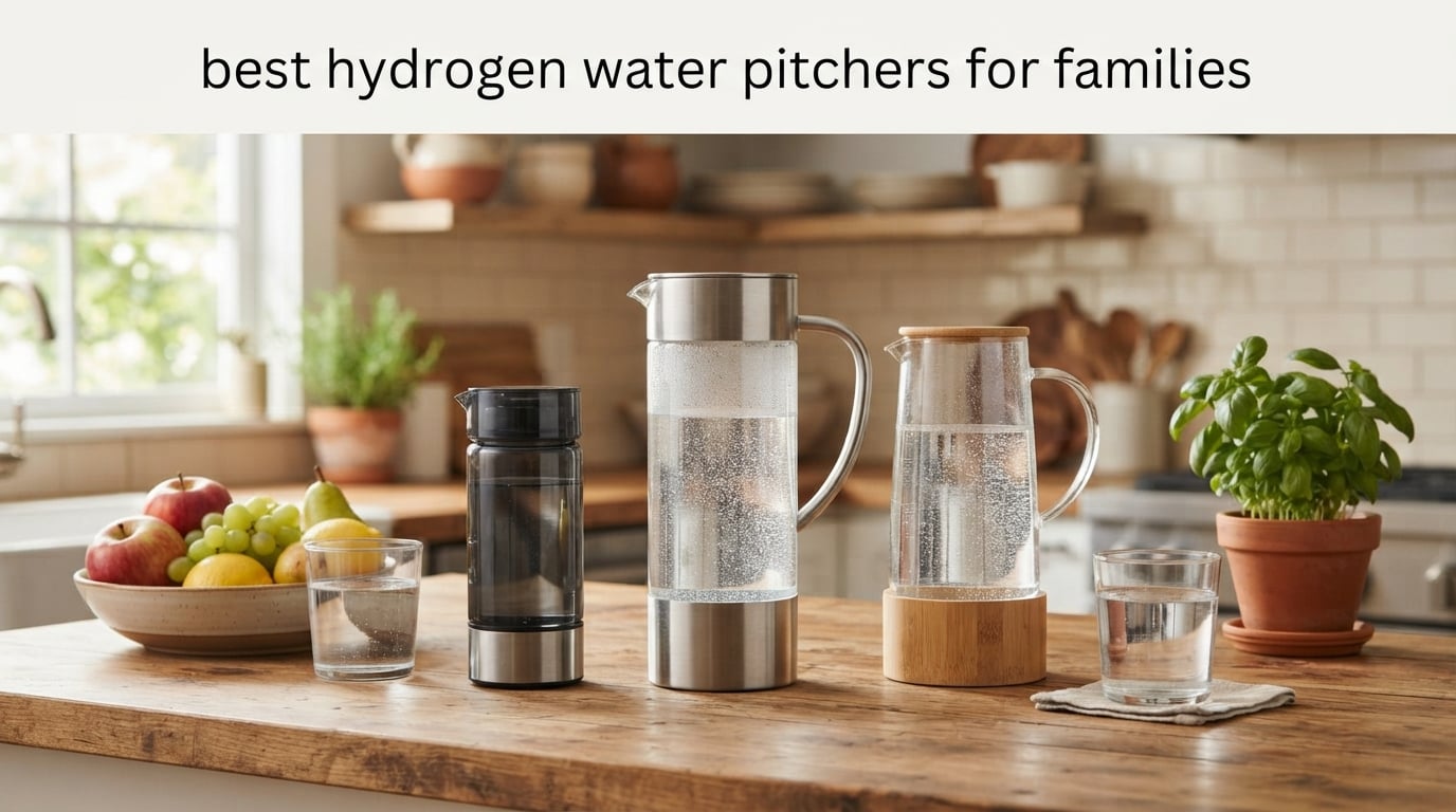 best hydrogen water pitchers for families