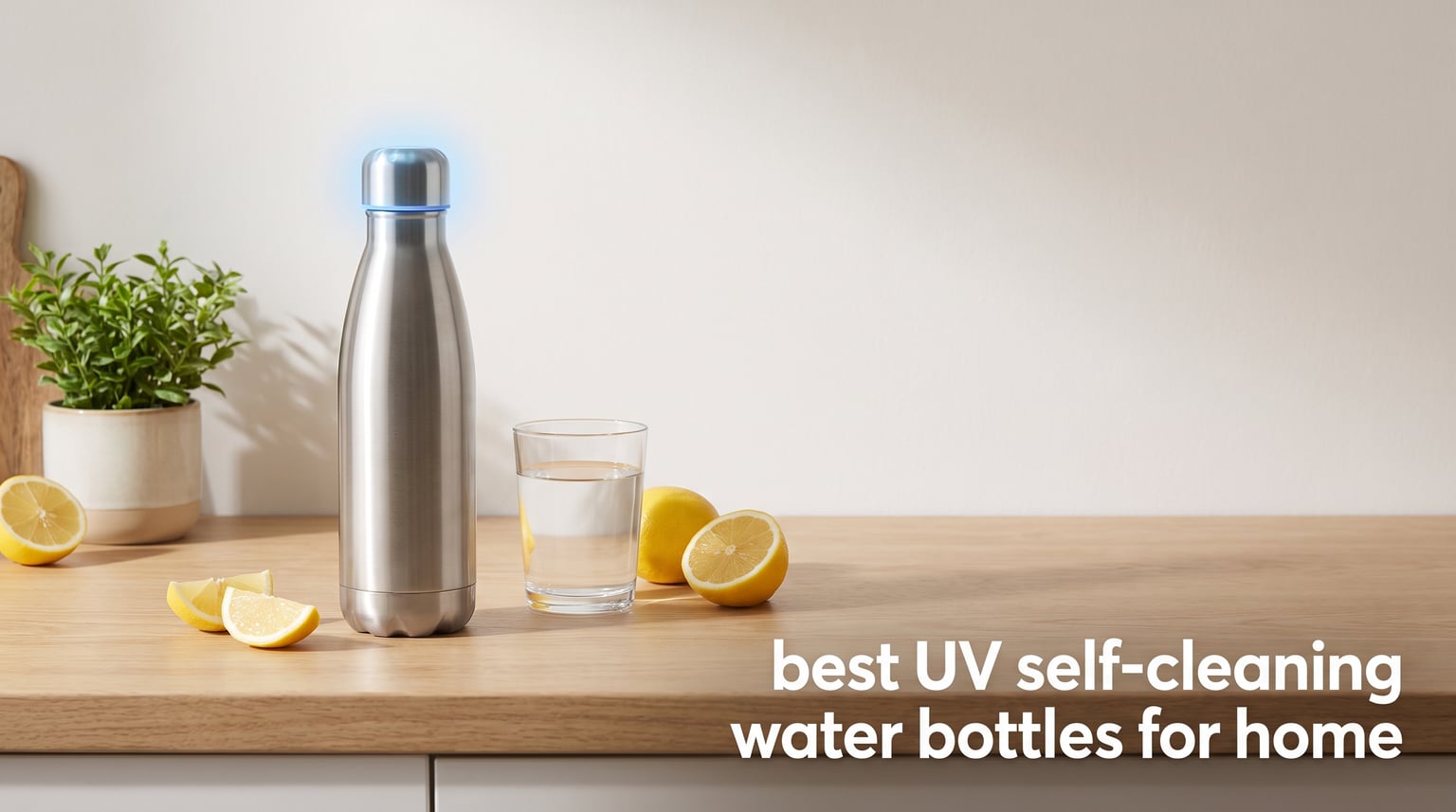 best UV self-cleaning water bottles for home