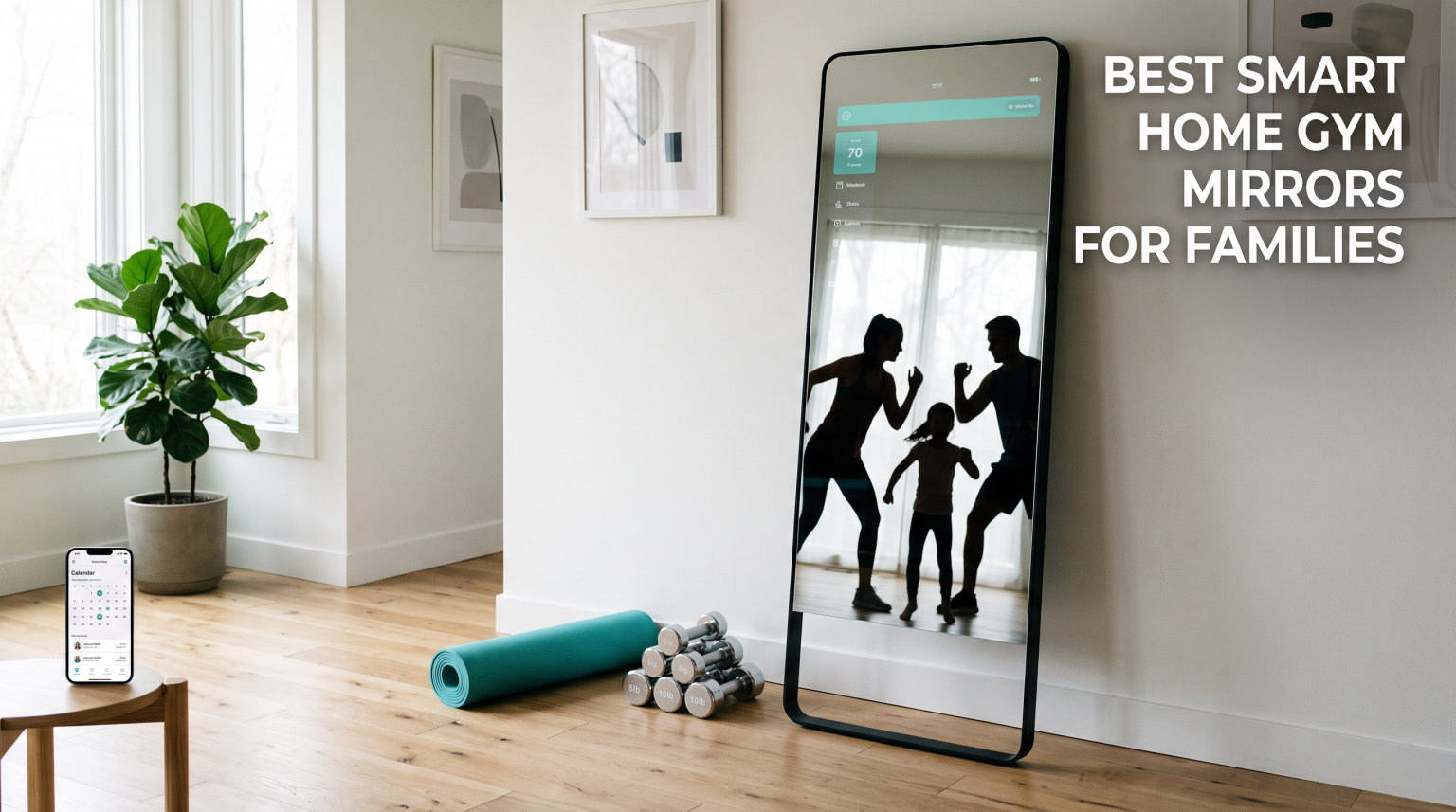 best smart home gym mirrors for families