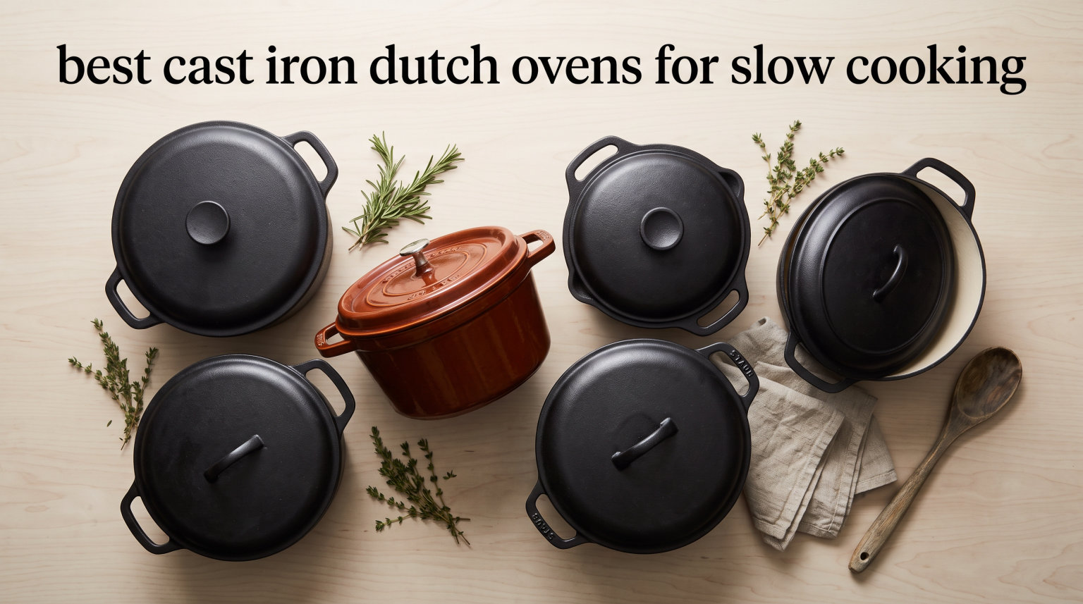 best cast iron dutch ovens for slow cooking