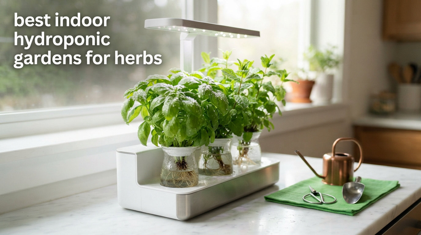 best indoor hydroponic gardens for herbs