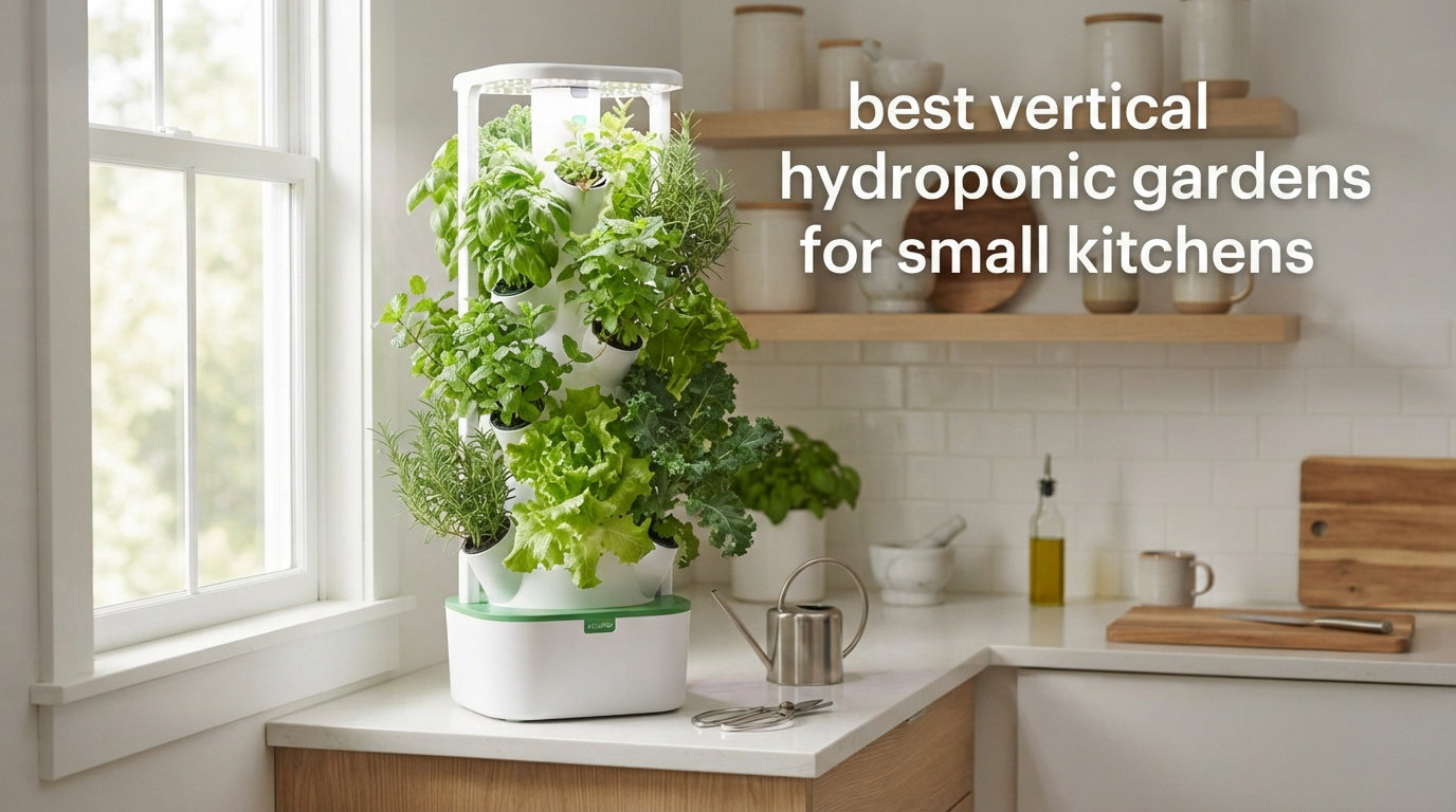 best vertical hydroponic gardens for small kitchens
