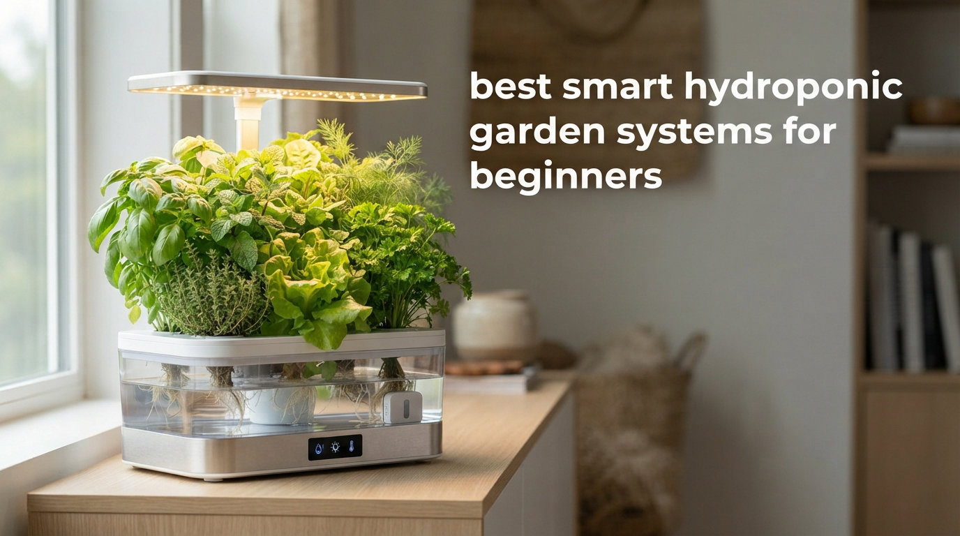 best smart hydroponic garden systems for beginners