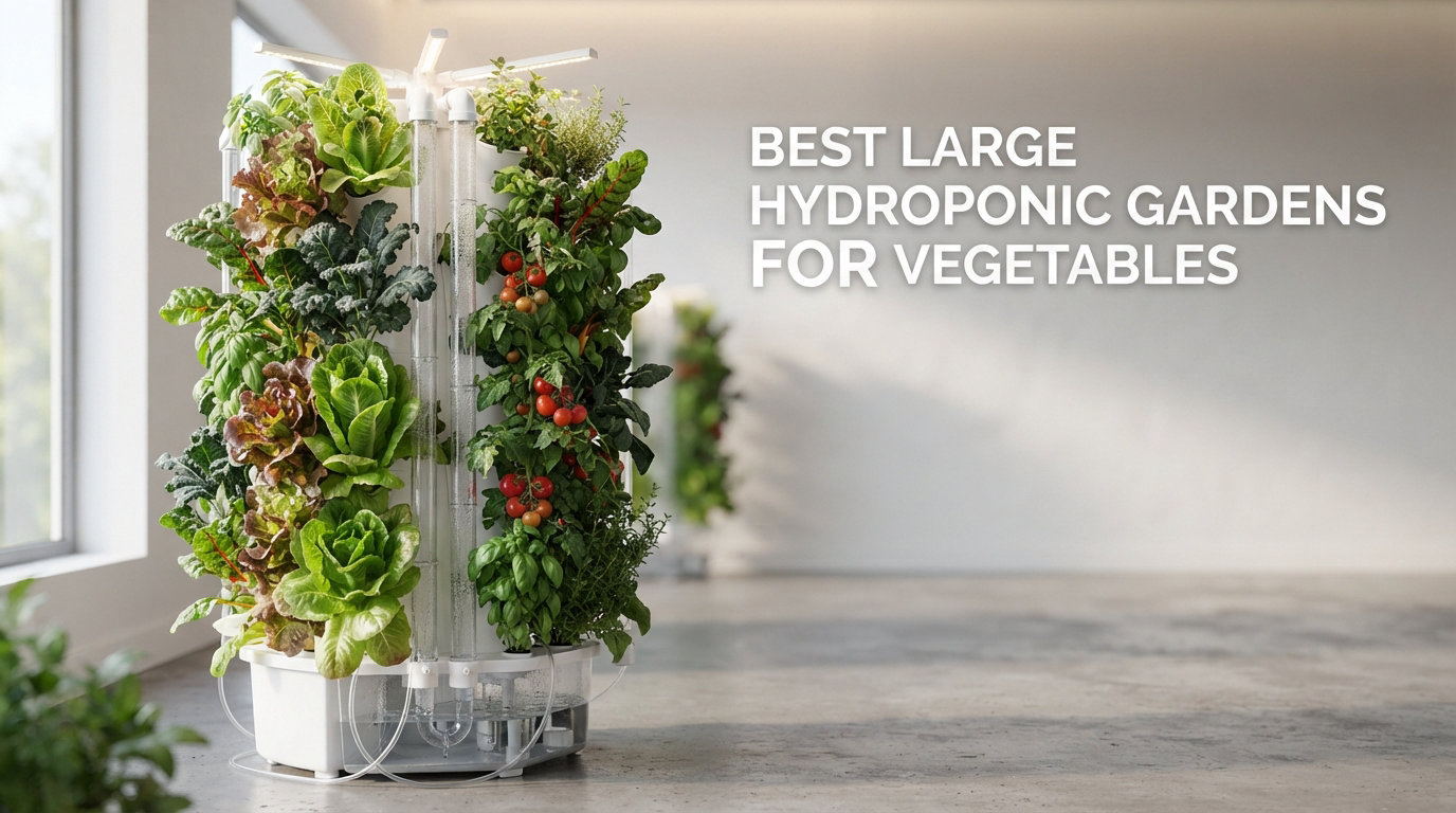 best large hydroponic gardens for vegetables