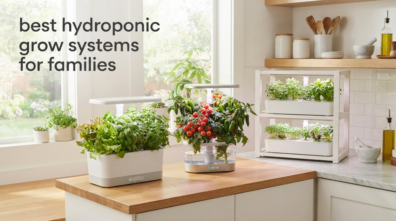 best hydroponic grow systems for families
