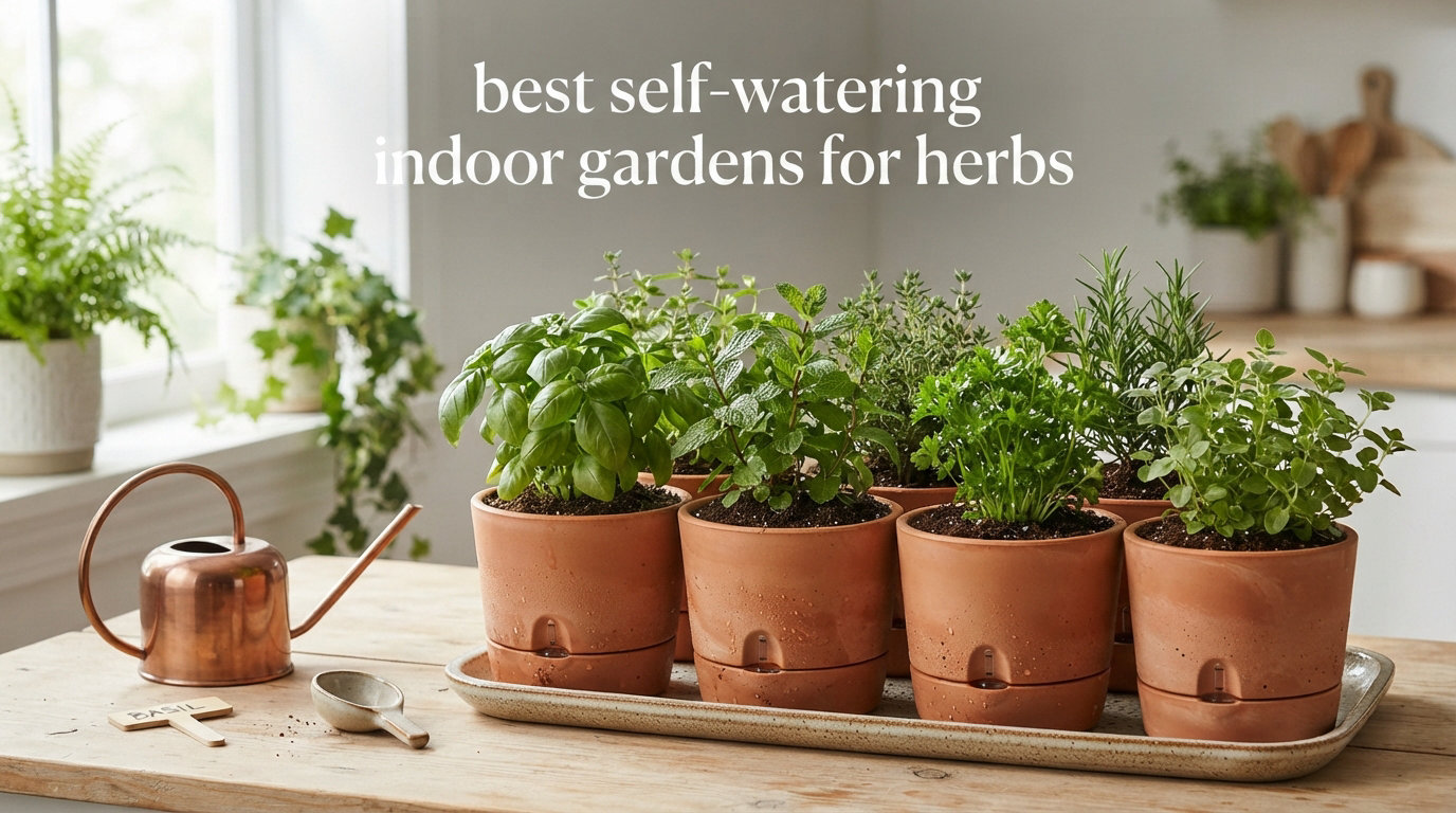 best self-watering indoor gardens for herbs