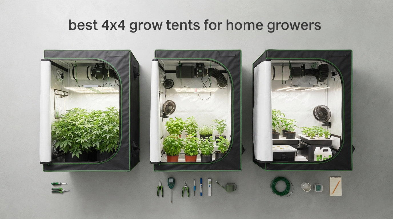 best 4x4 grow tents for home growers