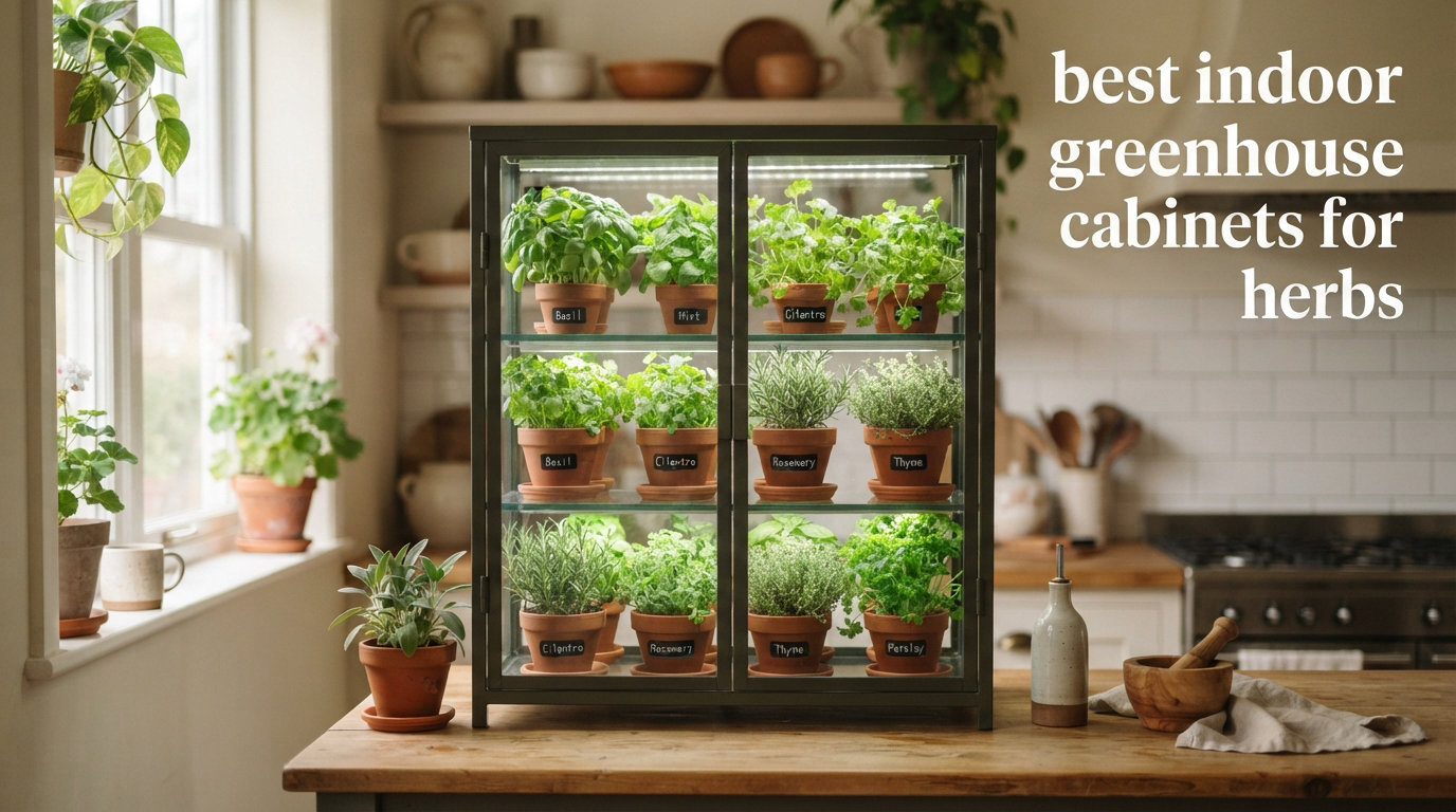 best indoor greenhouse cabinets for herbs