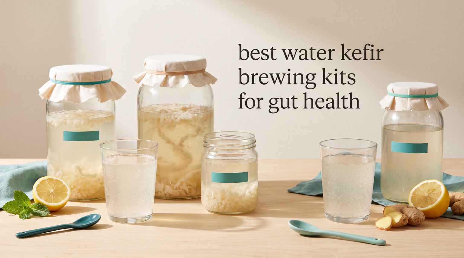 best water kefir brewing kits for gut health