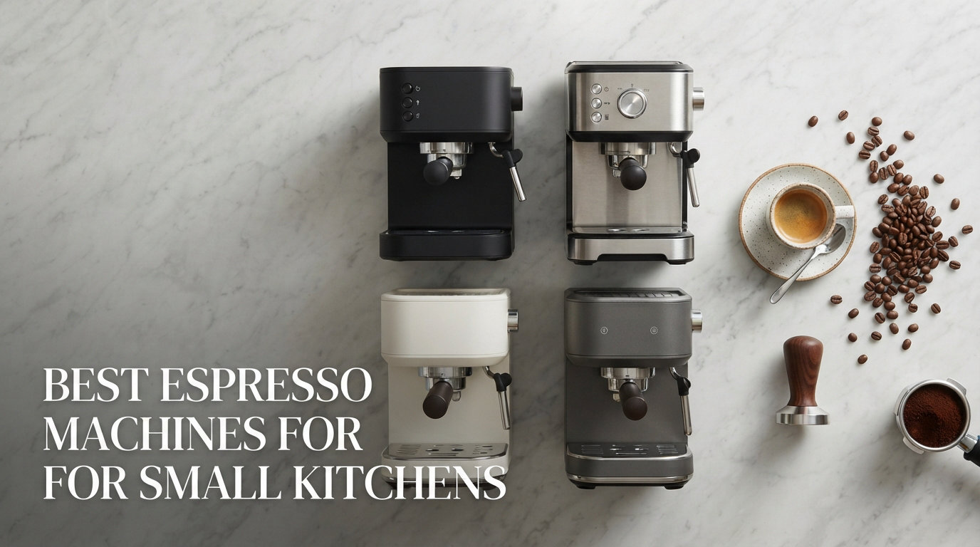 best espresso machines for small kitchens