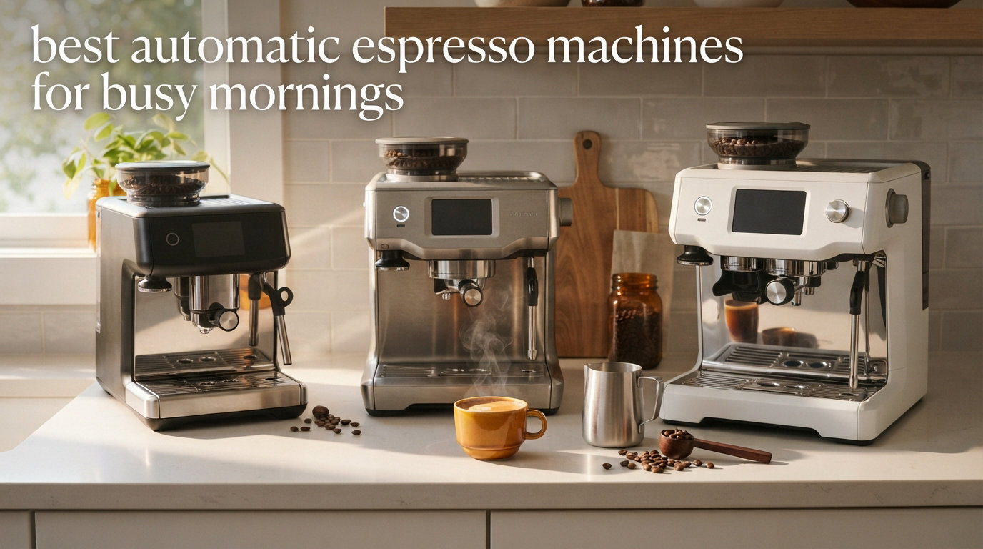 best automatic espresso machines for busy mornings