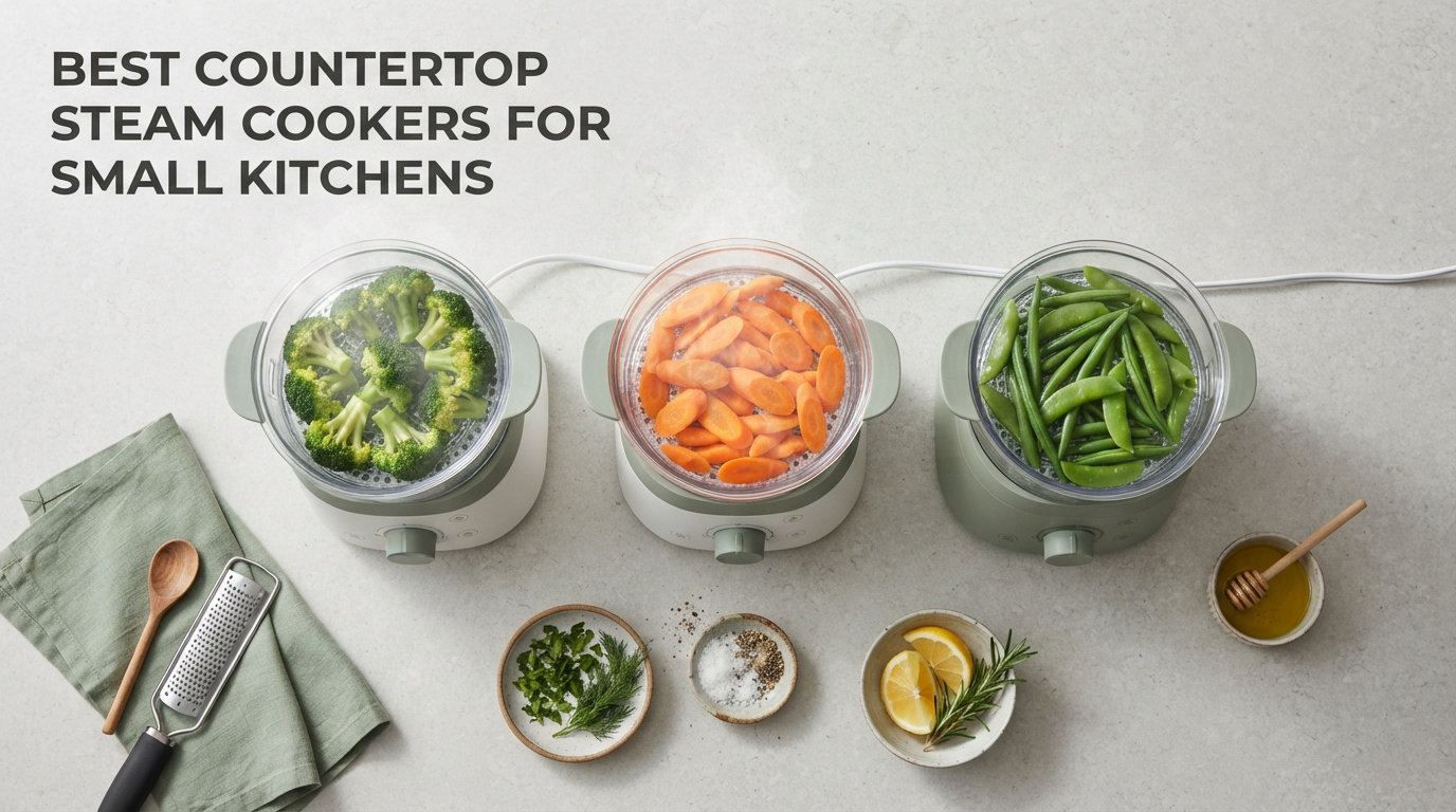 best countertop steam cookers for small kitchens