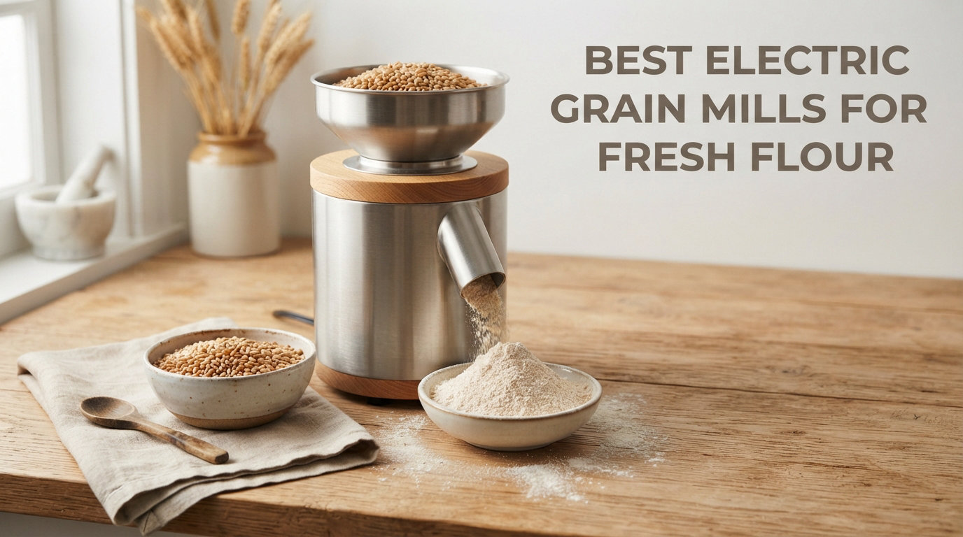best electric grain mills for fresh flour