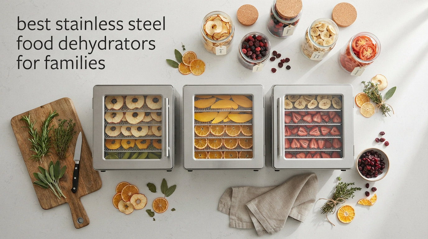 best stainless steel food dehydrators for families