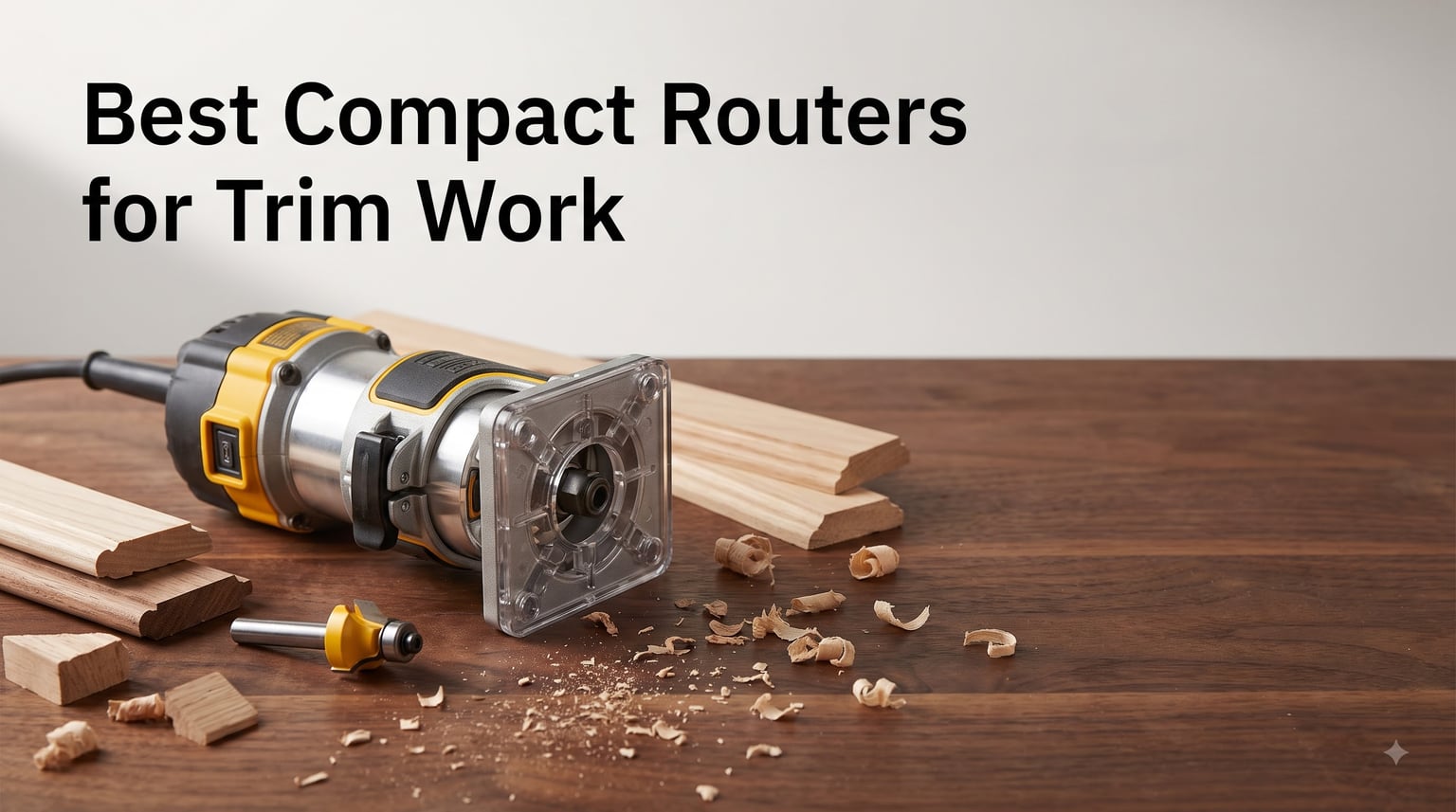 Best Compact Routers for Trim Work