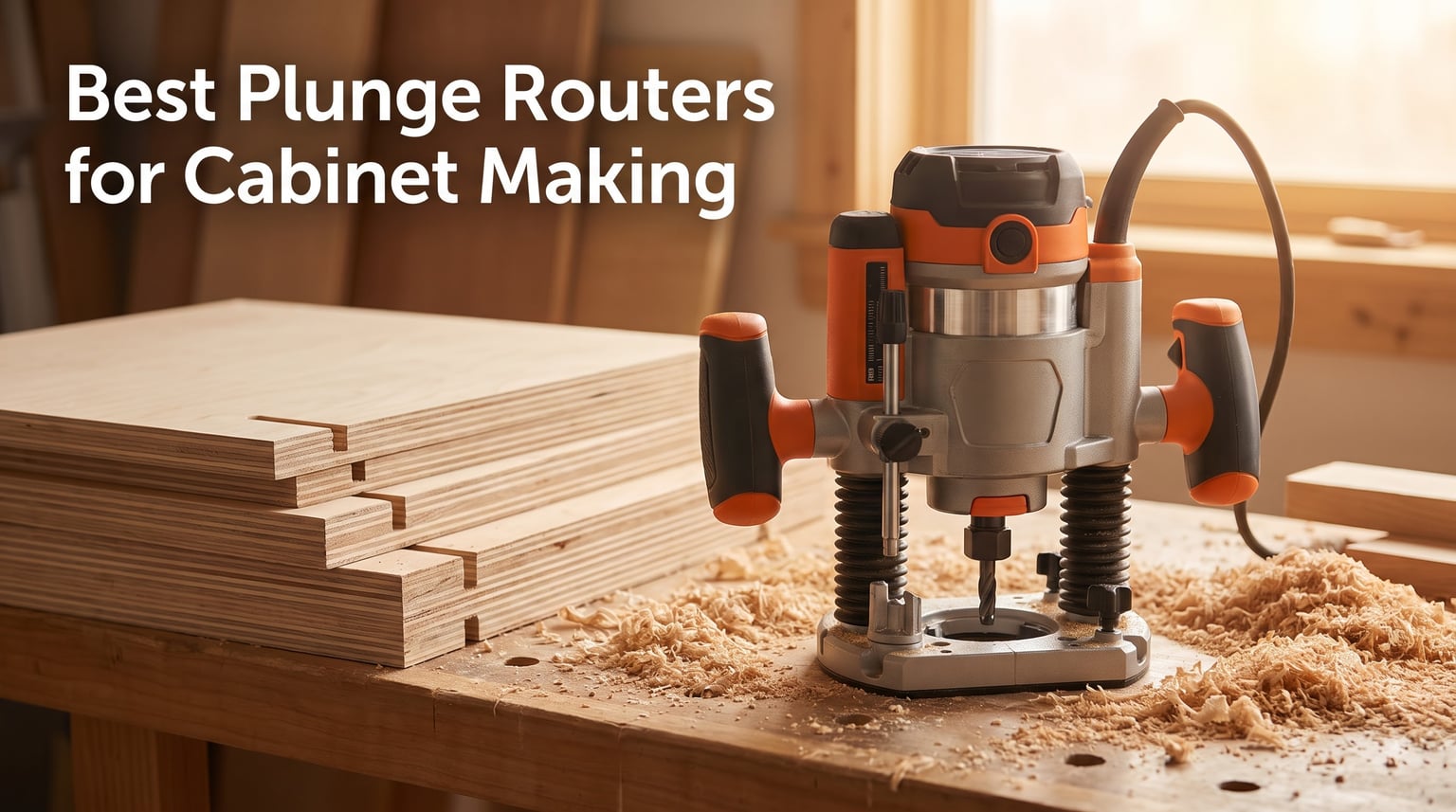 Best Plunge Routers for Cabinet Making