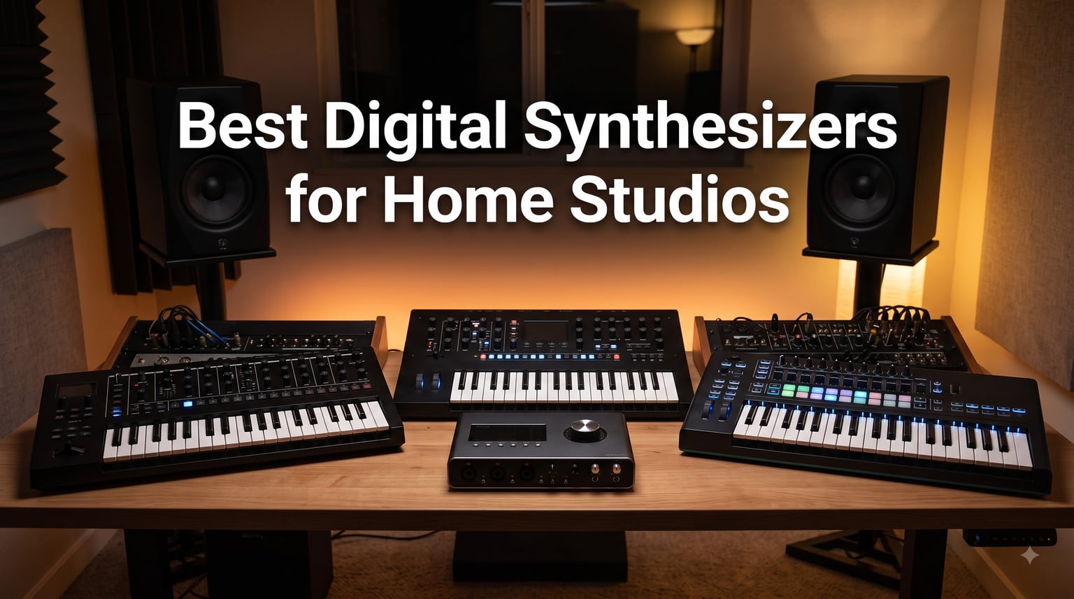 Best Digital Synthesizers for Home Studios