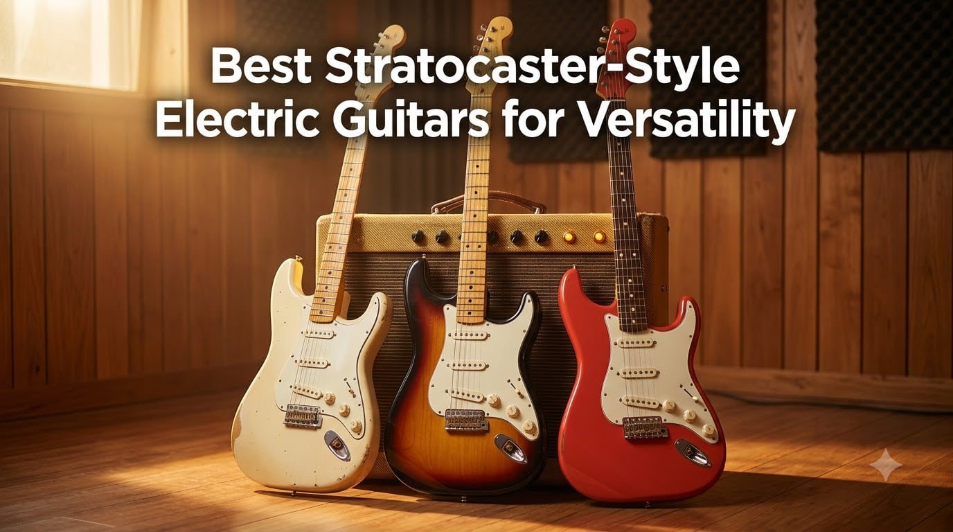 Best Stratocaster-Style Electric Guitars for Versatility