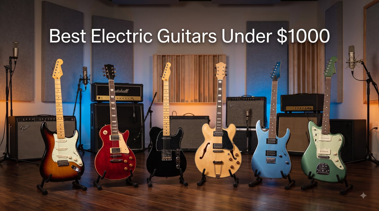 Best Electric Guitars Under $1000
