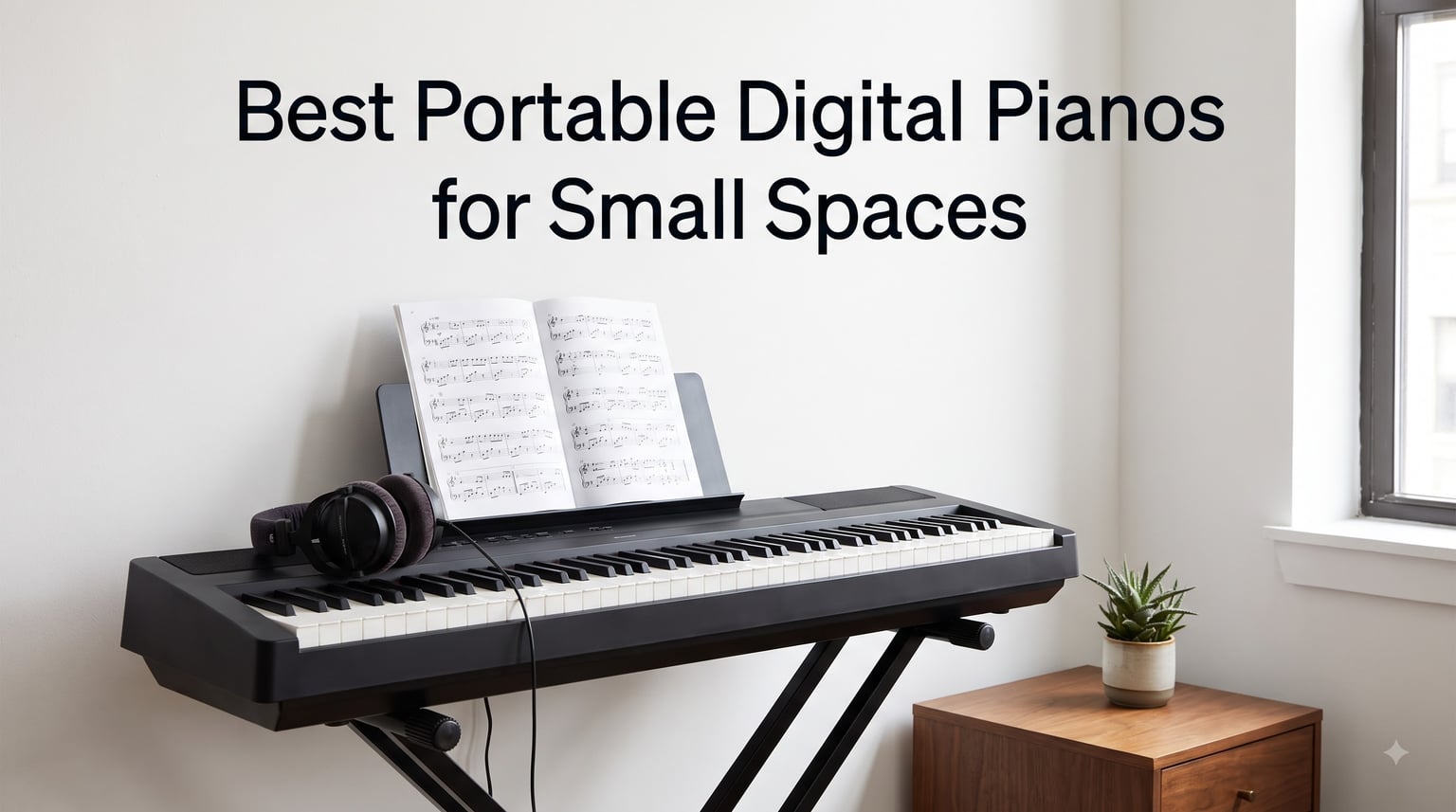 Best Portable Digital Pianos for Small Spaces
