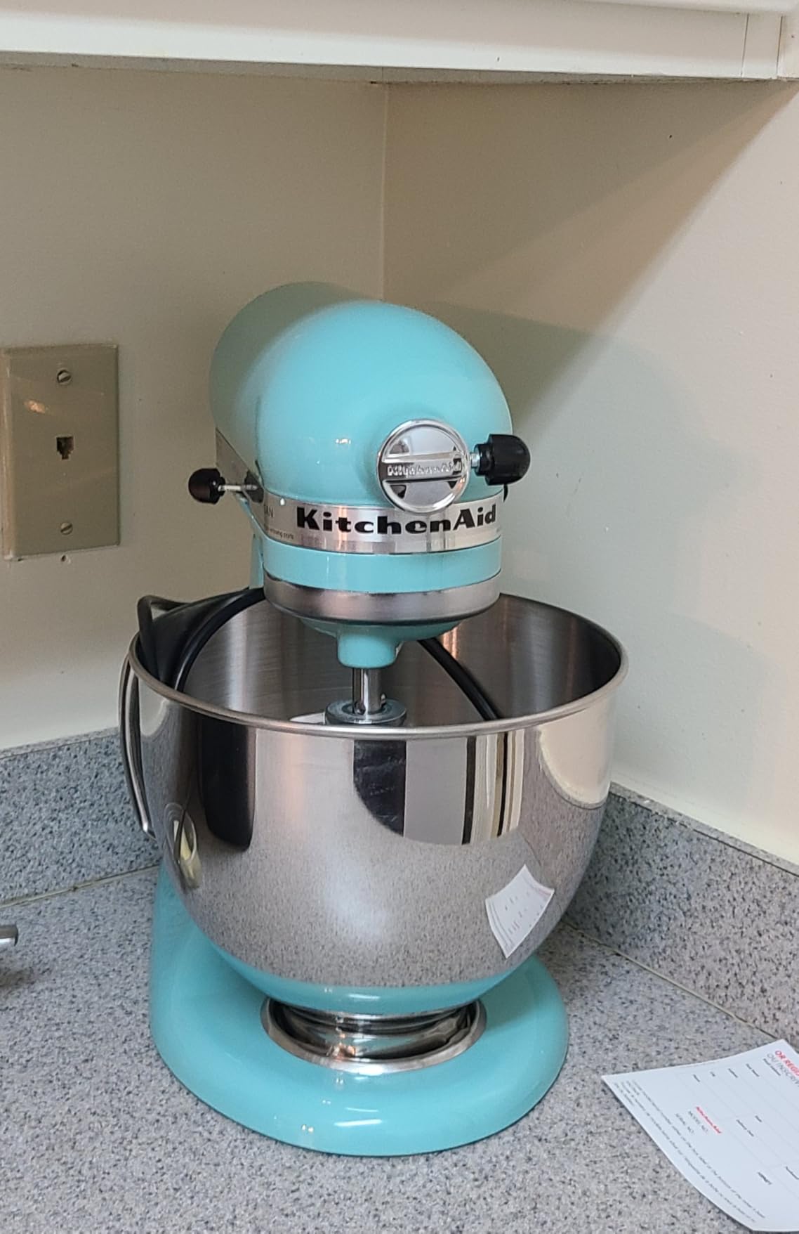 KitchenAid Artisan 5-Qt Tilt Head Stand Mixer KSM150PS, Pistachio customer photo 1