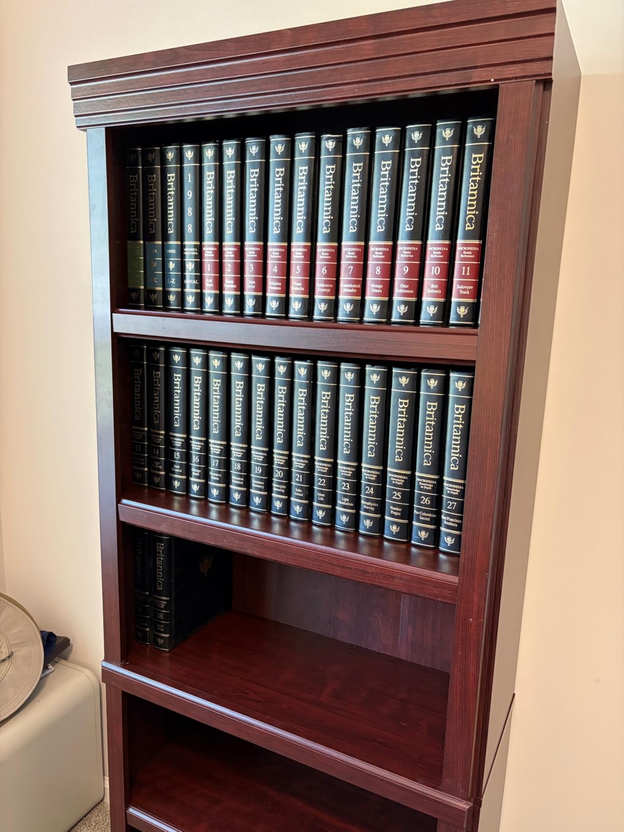 Sauder Heritage Hill Library With Doors/Book shelf, Classic Cherry finish customer photo 1