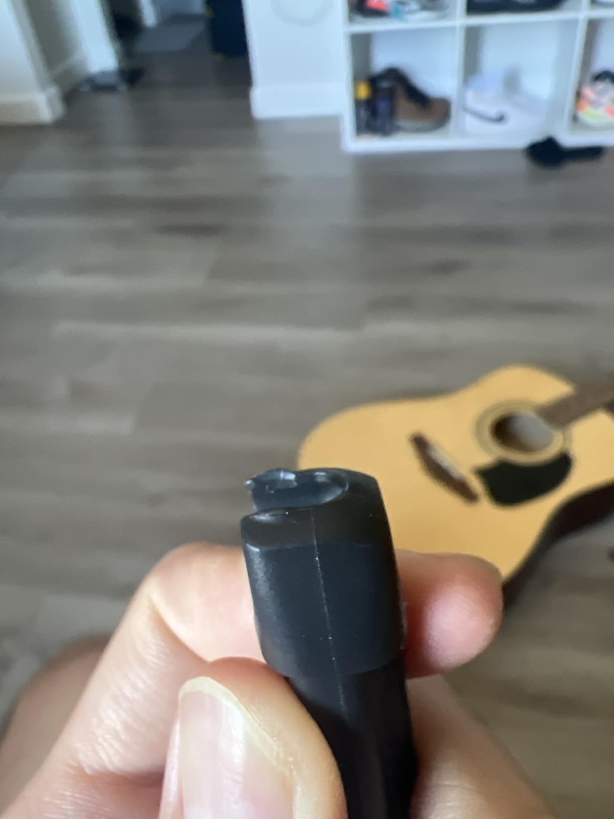 D'Addario Accessories Pro-Winder Guitar String Winder, Cutter, Bridge Pin Puller - All in One Guitar Tool - Black customer photo 2