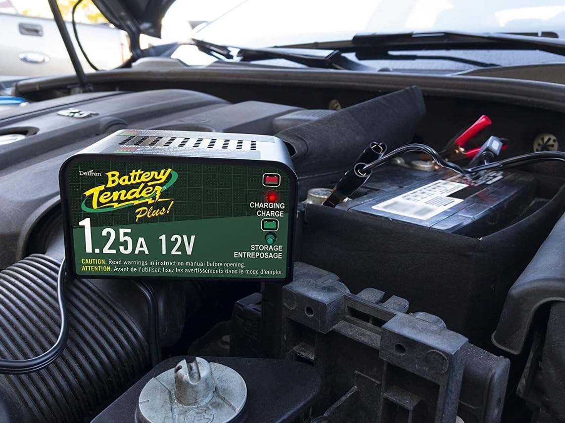 Battery Tender Plus 12V 1.25 AMP Car & Motorcycle Battery Charger and Maintainer, Float Charge for Automotive, and ATVs - Smarter Than a Trickle Charger customer photo 1