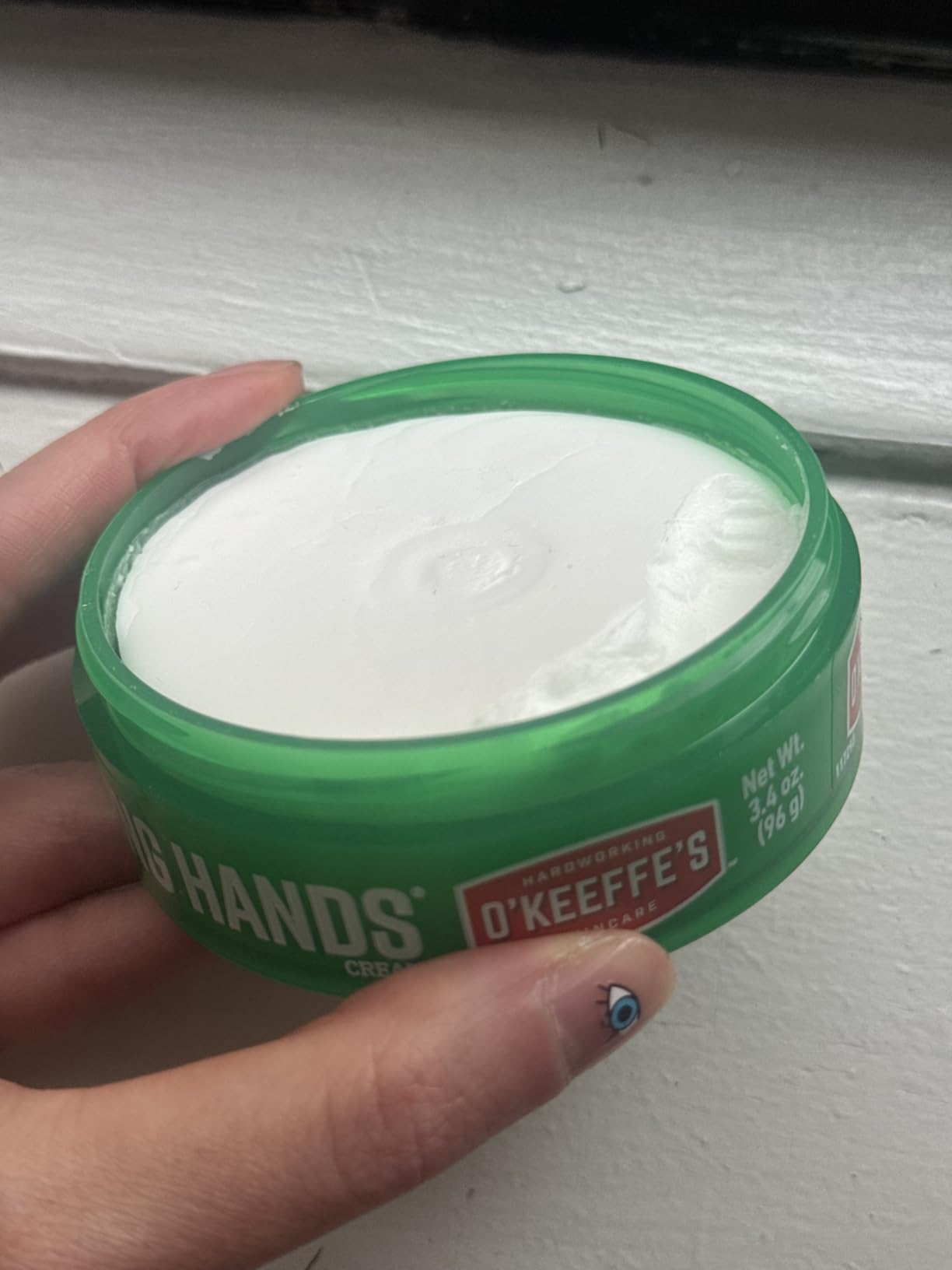 O'Keeffe's Working Hands Hand Cream, 3.4 oz Jar | Repairs Cracked, Dry Hands, Hypoallergenic, Unscented, Non-Greasy customer photo 1