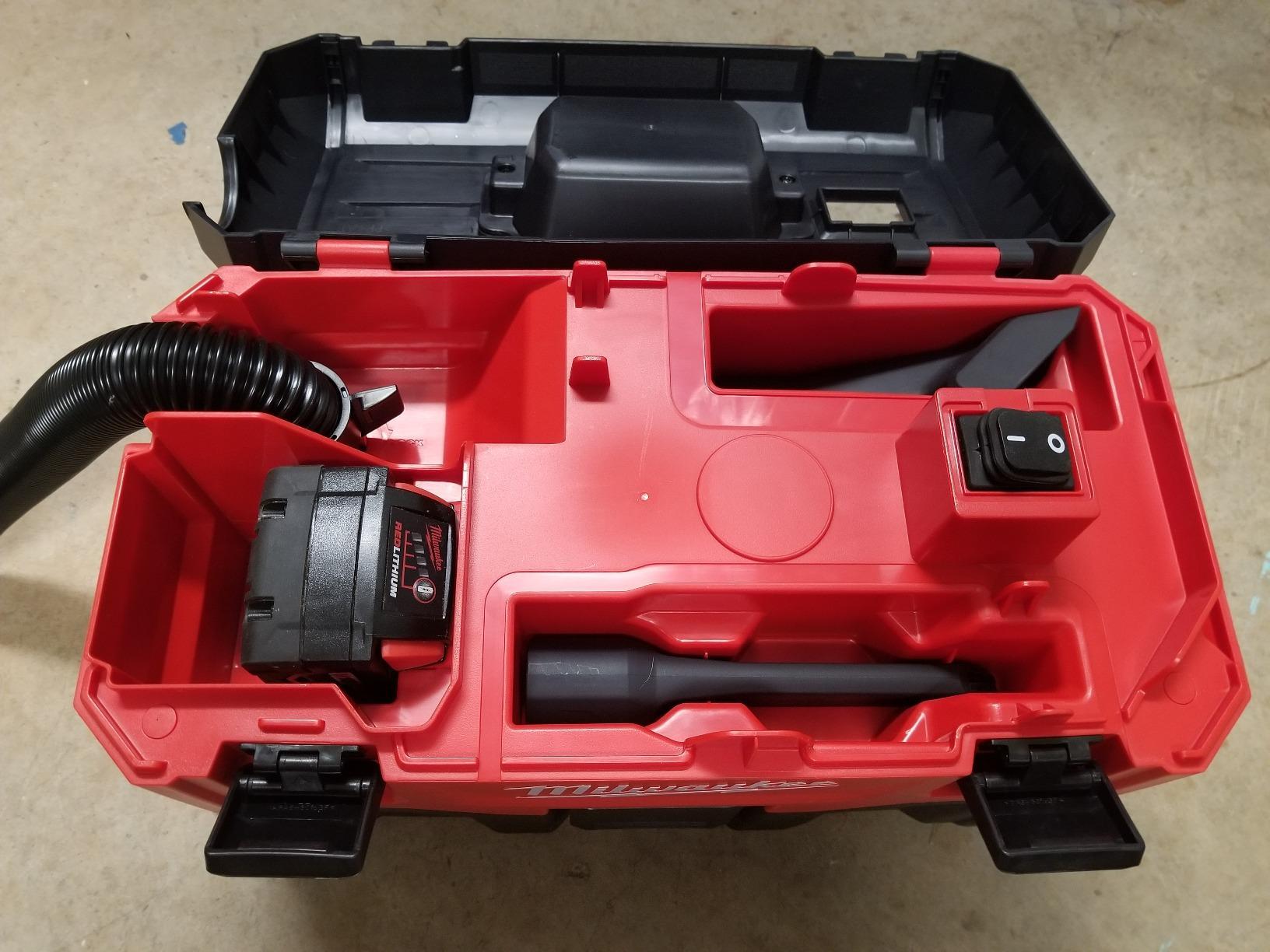 Milwaukee 0880-20 18-Volt Cordless Wet/Dry Vacuum, Red customer photo 2