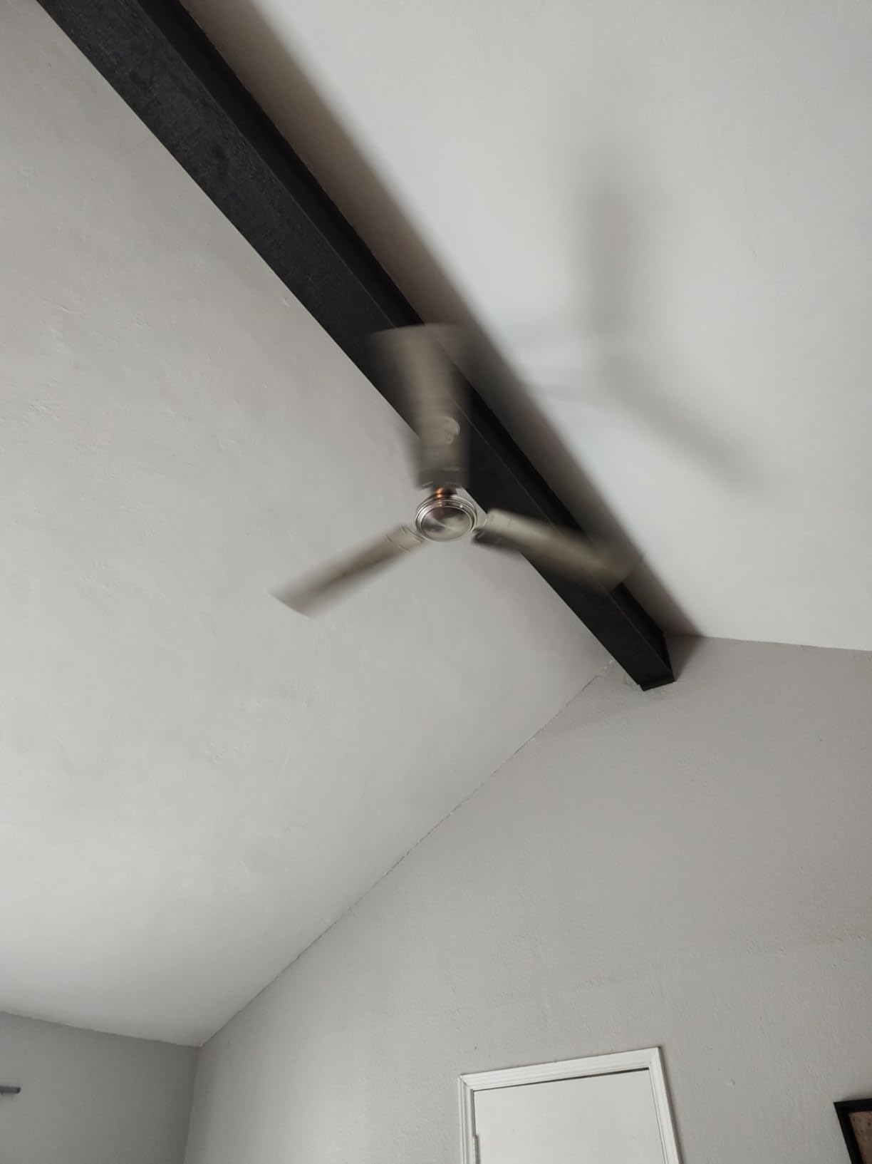 Westinghouse 7861400 Industrial Ceiling Fan, 56-Inch, Brushed Nickel | Three steel blades, Wall control included, Indoor installation, High-airflow performance customer photo 2