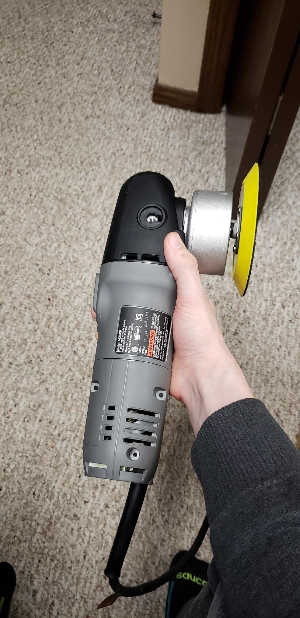 PORTER-CABLE Buffer Polisher, Car Polisher for Car Detailing, 6-Inch, Orbital, Variable Speed (7424XP) customer photo 2