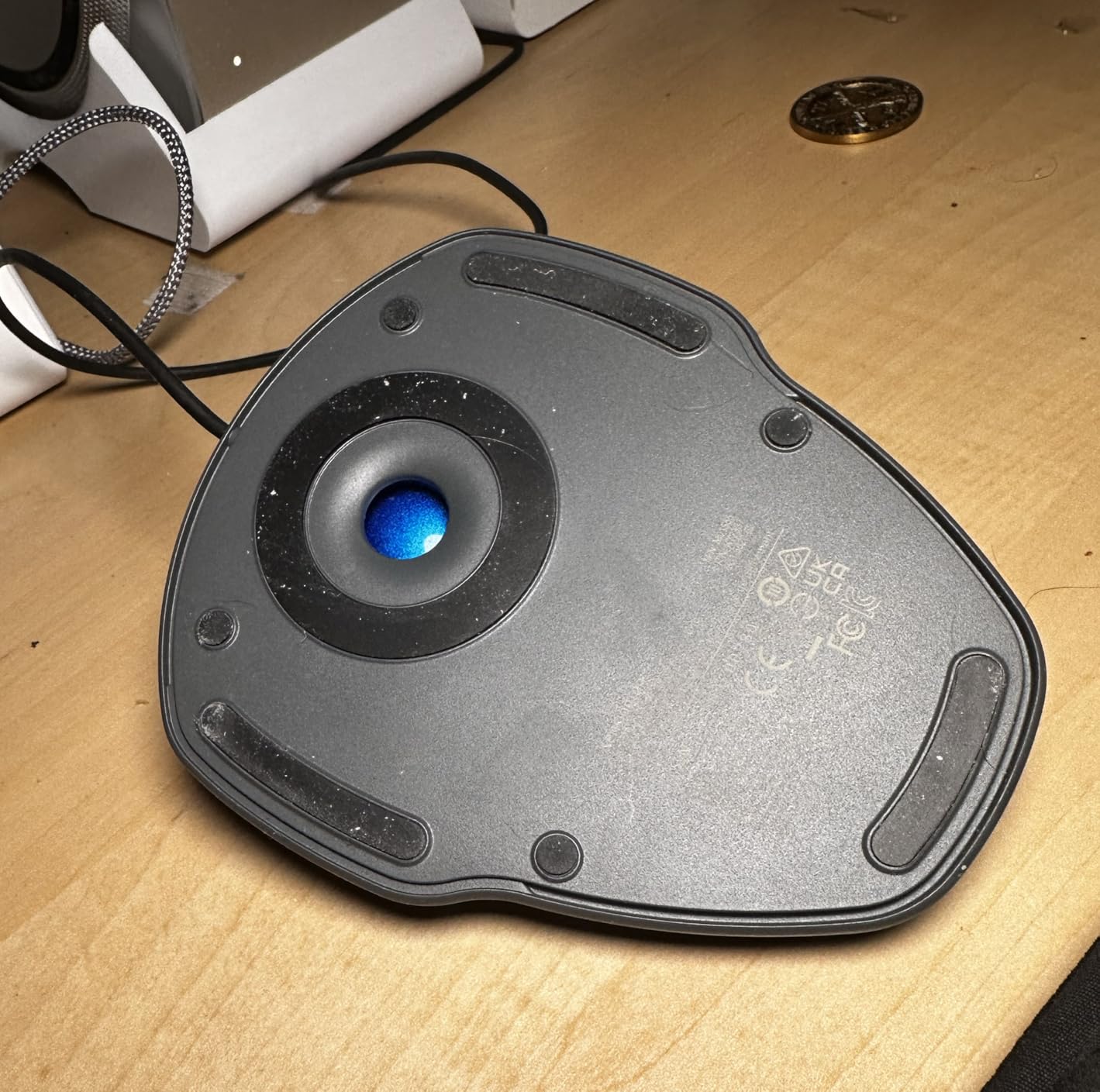 Kensington Orbit Trackball Mouse with Scroll Ring (K72337US), 4 1/2X5 1/2X2