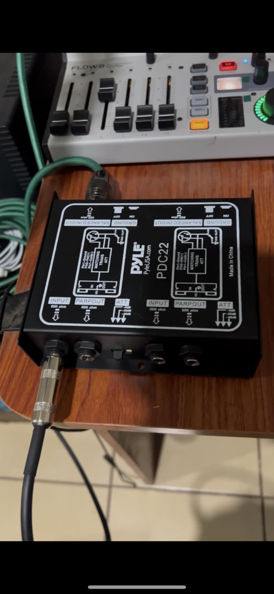 PYLE-PRO Premium Direct Injection Audio Box - Passive DI Unit Hum Eliminator (PDC22) customer photo 1