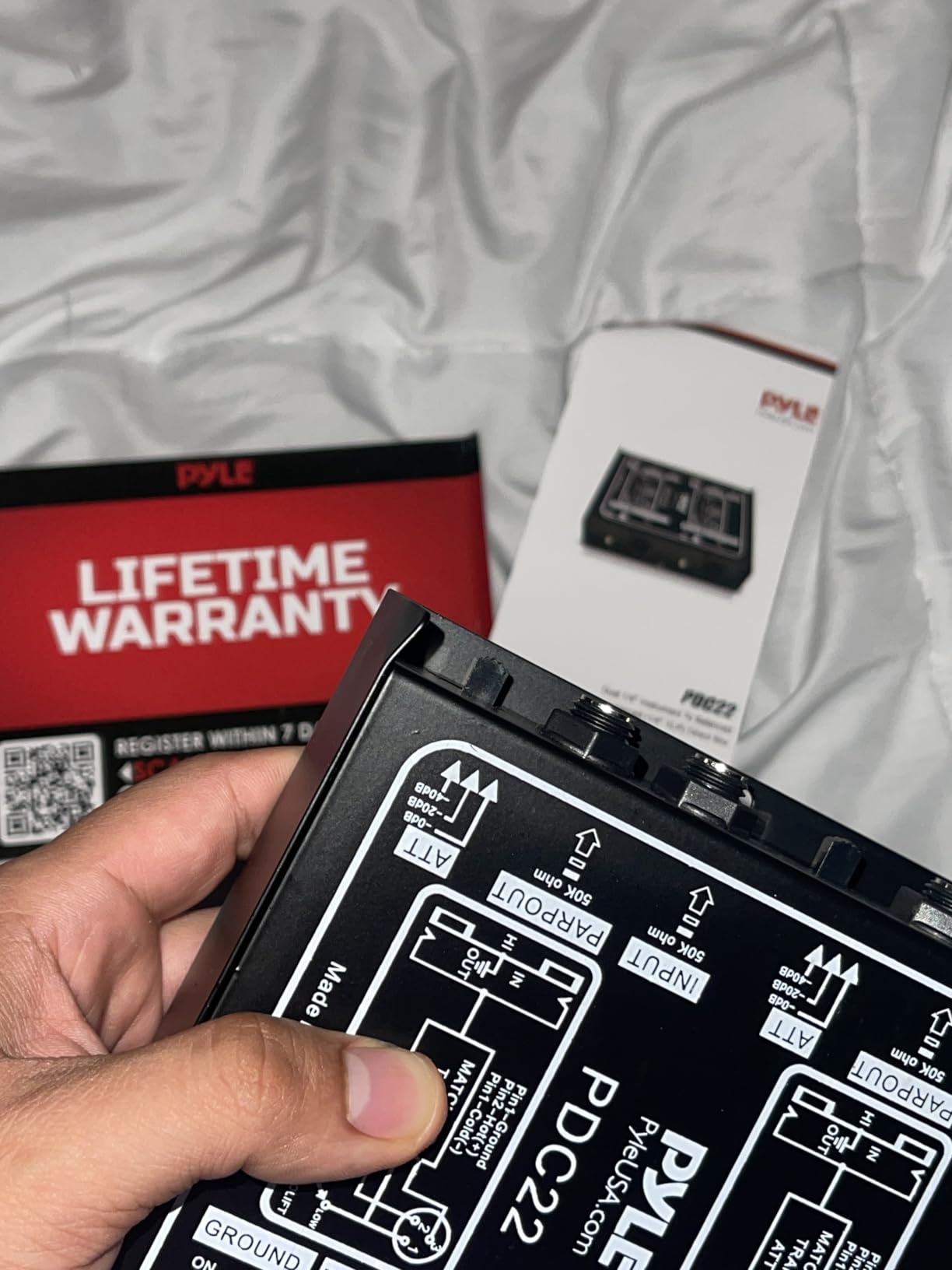 PYLE-PRO Premium Direct Injection Audio Box - Passive DI Unit Hum Eliminator (PDC22) customer photo 2