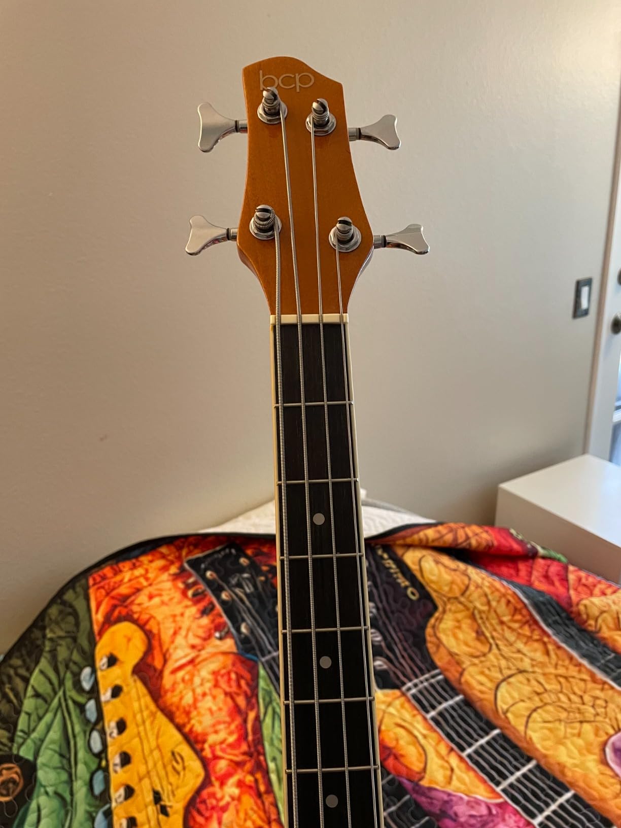 Best Choice Products Acoustic Electric Bass Guitar, Full Size 4 String, Fretted Bass Guitar w/Padded Gig Bag - Black customer photo 2