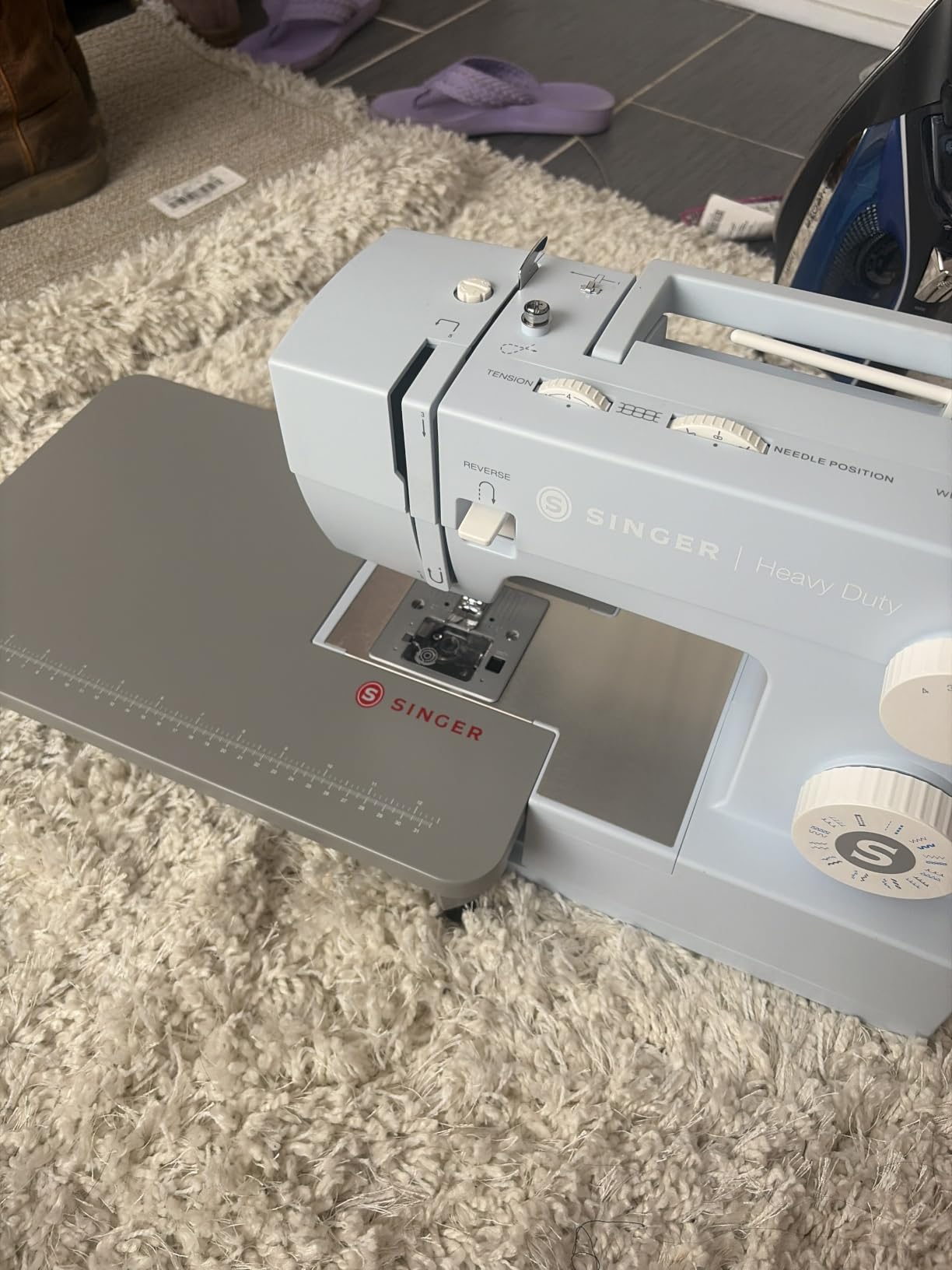 SINGER® 4423 (Grey) High Speed Heavy Duty Sewing Machine with Accessory Kit customer photo 1