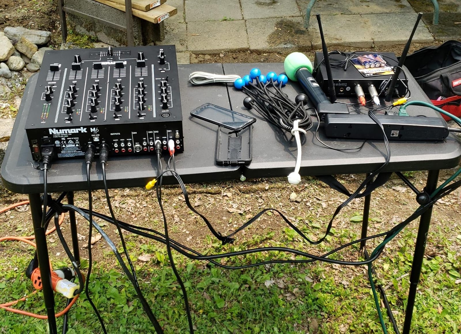 Numark M6 USB 4-Channel DJ Mixer | Built-In USB Audio Interface, 3-Band EQ, Mic Input, Replacable Slope-Adjustable Crossfader customer photo 1