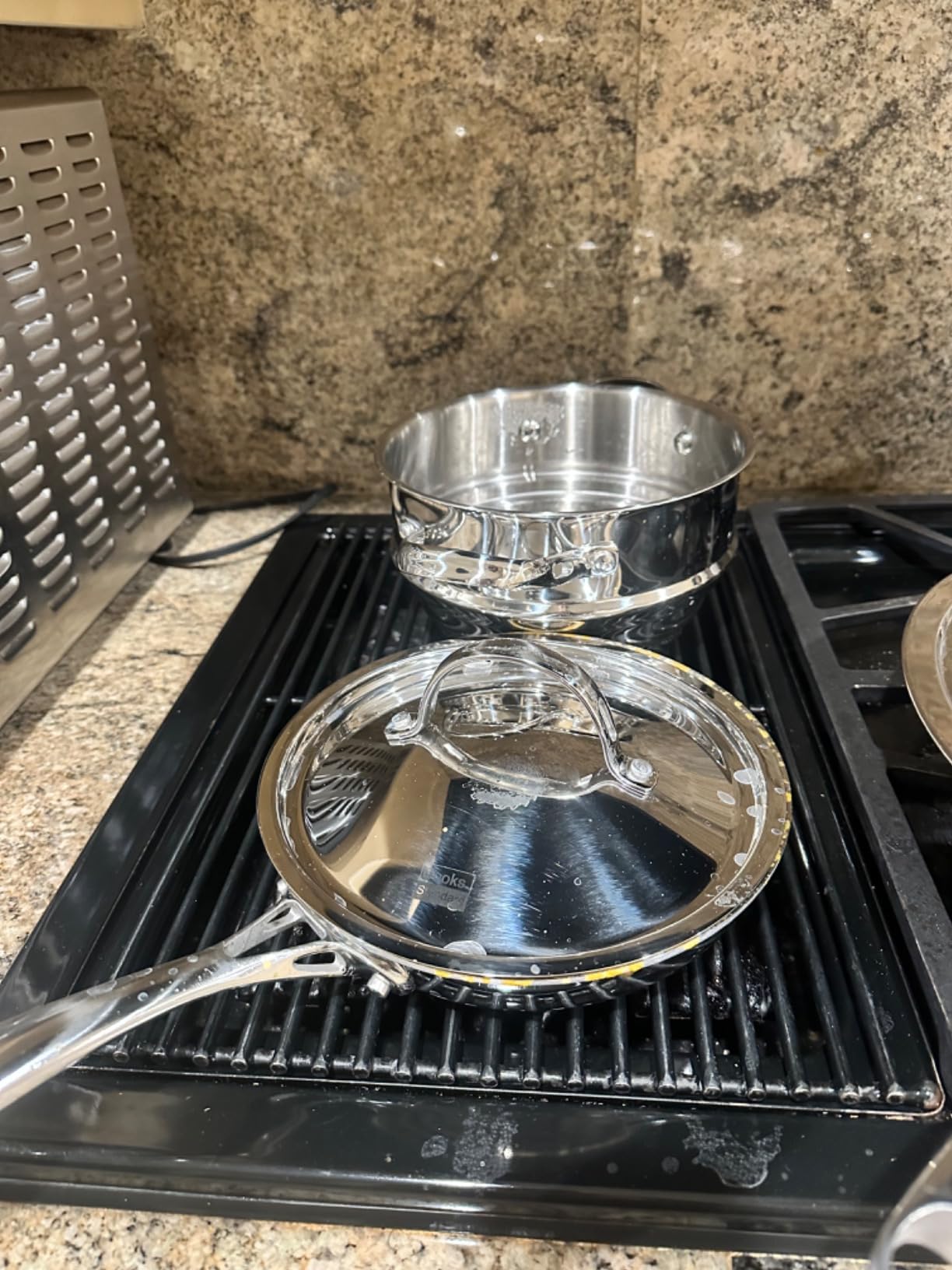 Cooks Standard 10-Piece Multi-Ply Clad Stainless Steel Pots and Pans Set | Includes saucepans stockpot steamer & skillets, Induction & gas compatible, Stay-cool handle, Oven & dishwasher safe customer photo 2