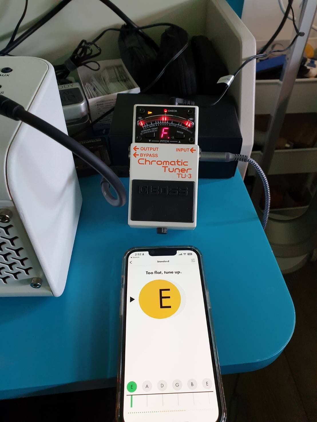 BOSS TU-3 Compact Chromatic Tuner | Perfect for Guitar & Bass | Industry-Standard Performance | Tank-Tough BOSS Stompbox Body | 21-Segment LED Meter | Accu-Pitch Sign Function customer photo 2