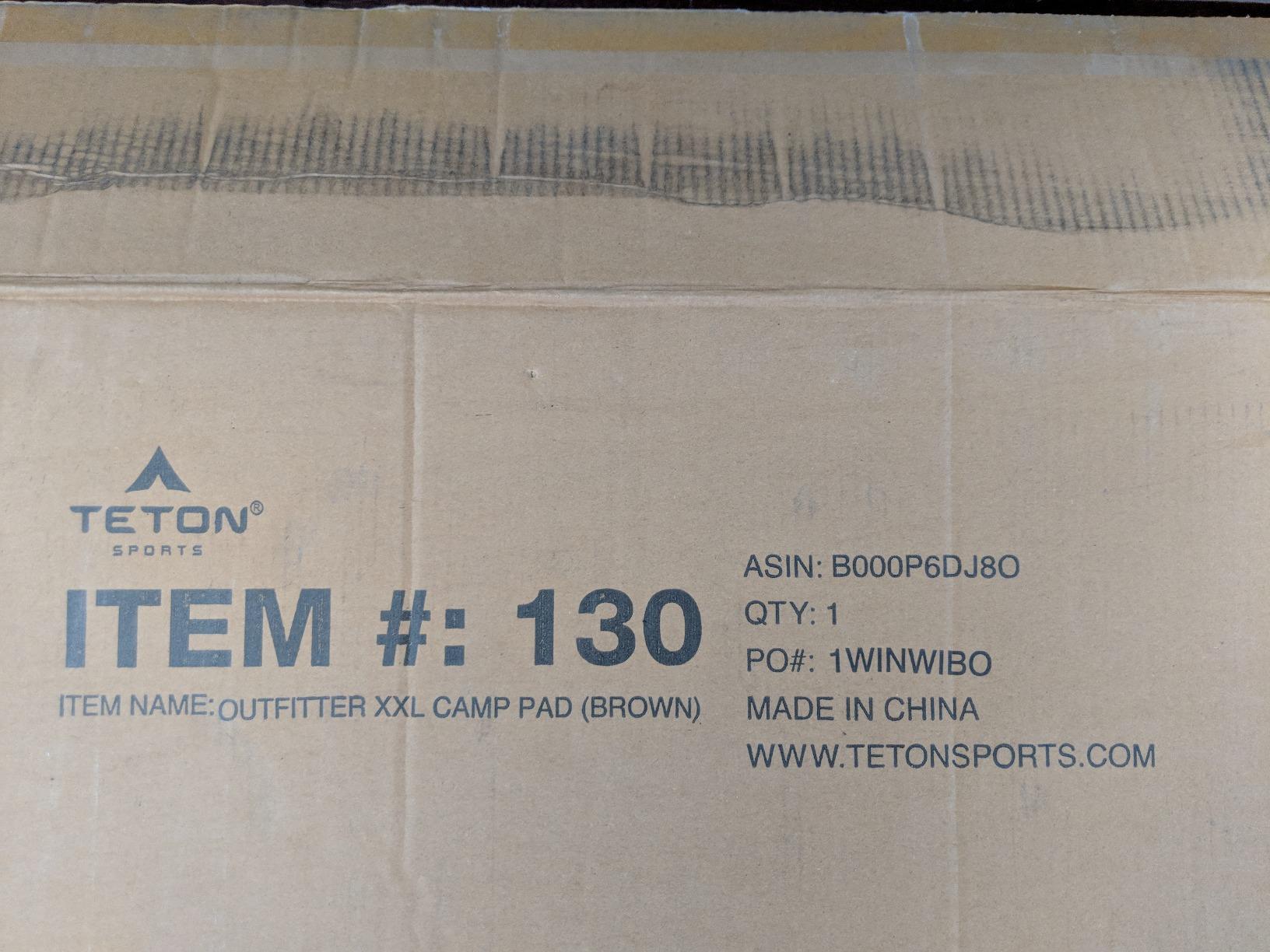 Teton Outfitter XL Sleeping Pad for Cot, Extra Thick Comfortable Camping Mattress for Adults, Portable Roll-Up Camp Pad, Durable Foam Cushioning customer photo 1