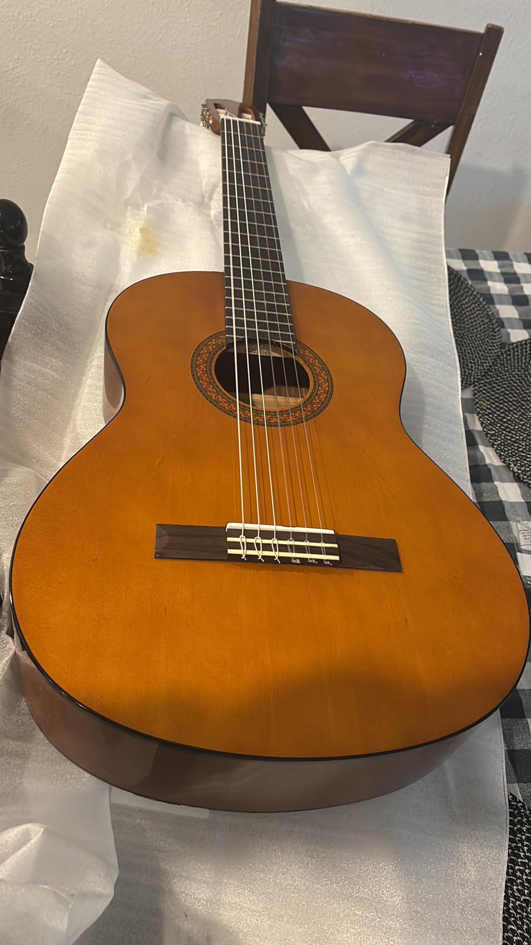Yamaha C40II Classical Guitar, Full Size With Rosewood Fingerboard and Bridge, Natural customer photo 2